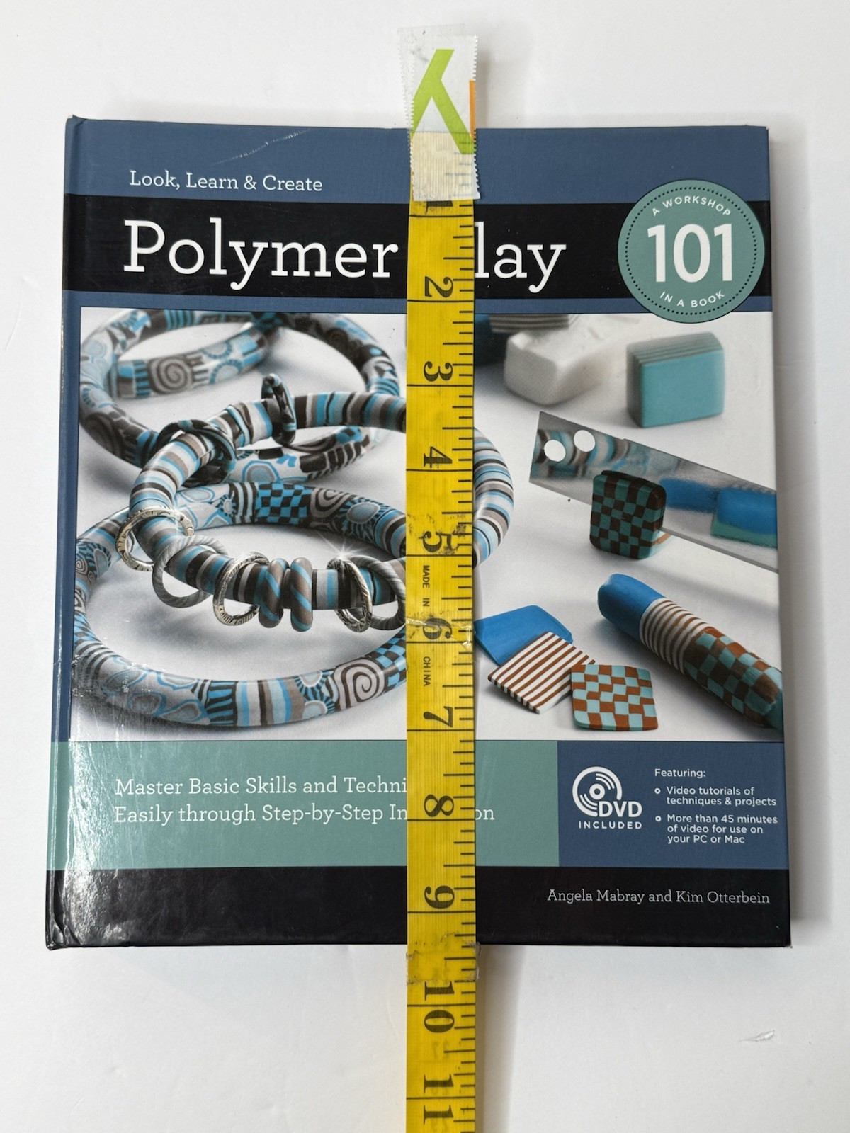 Polymer Clay 101 Book with DVD – Beginner Craft Techniques Jewelry Canes Crafts