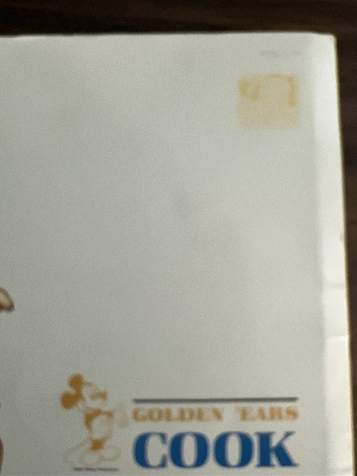 Walt Disney World Golden ‚Ears Club Cook book Cookbook Favorite Recipes RARE