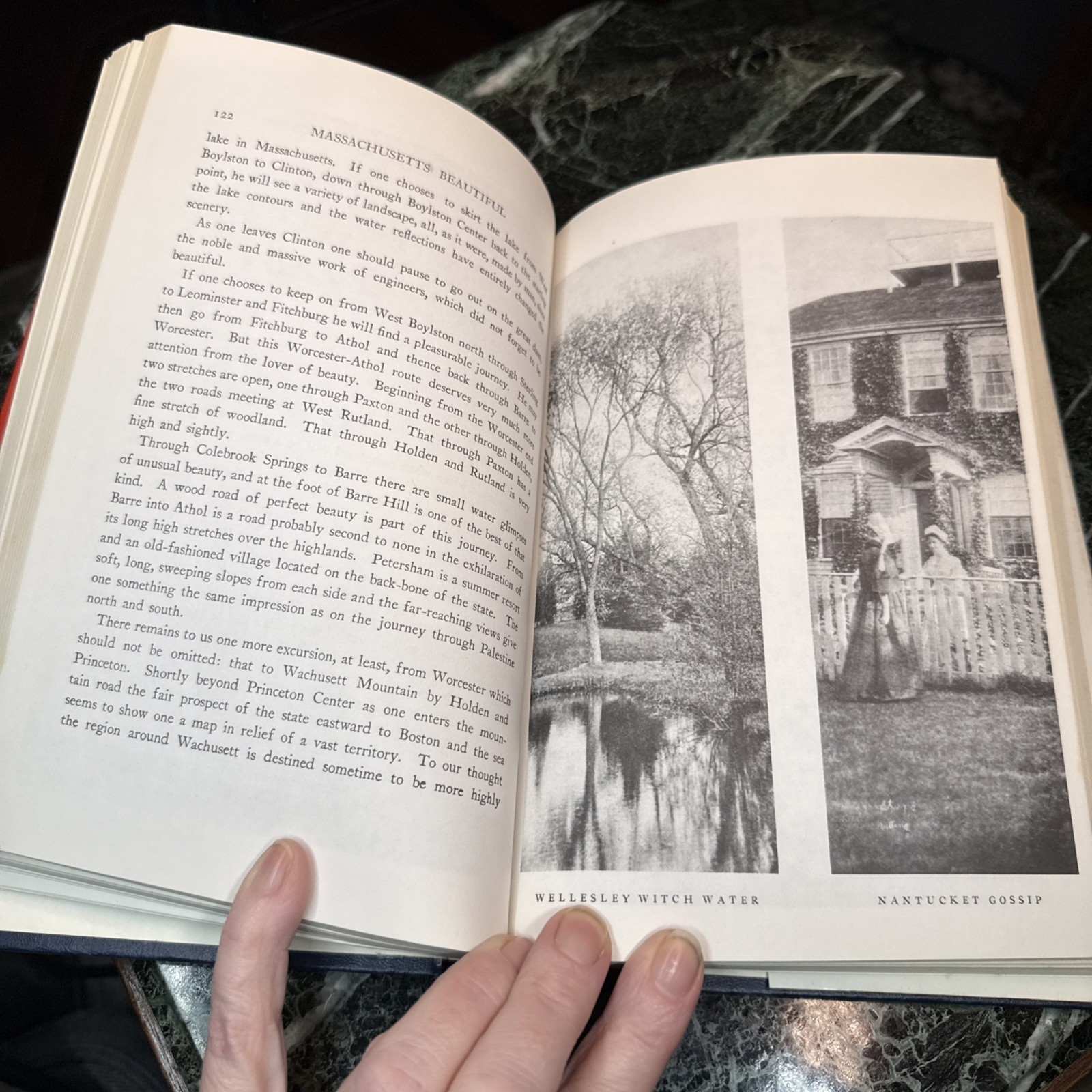 Vintage Massachusetts Beautiful Book Wallace Nutting 1923 Reprint 8th Edition