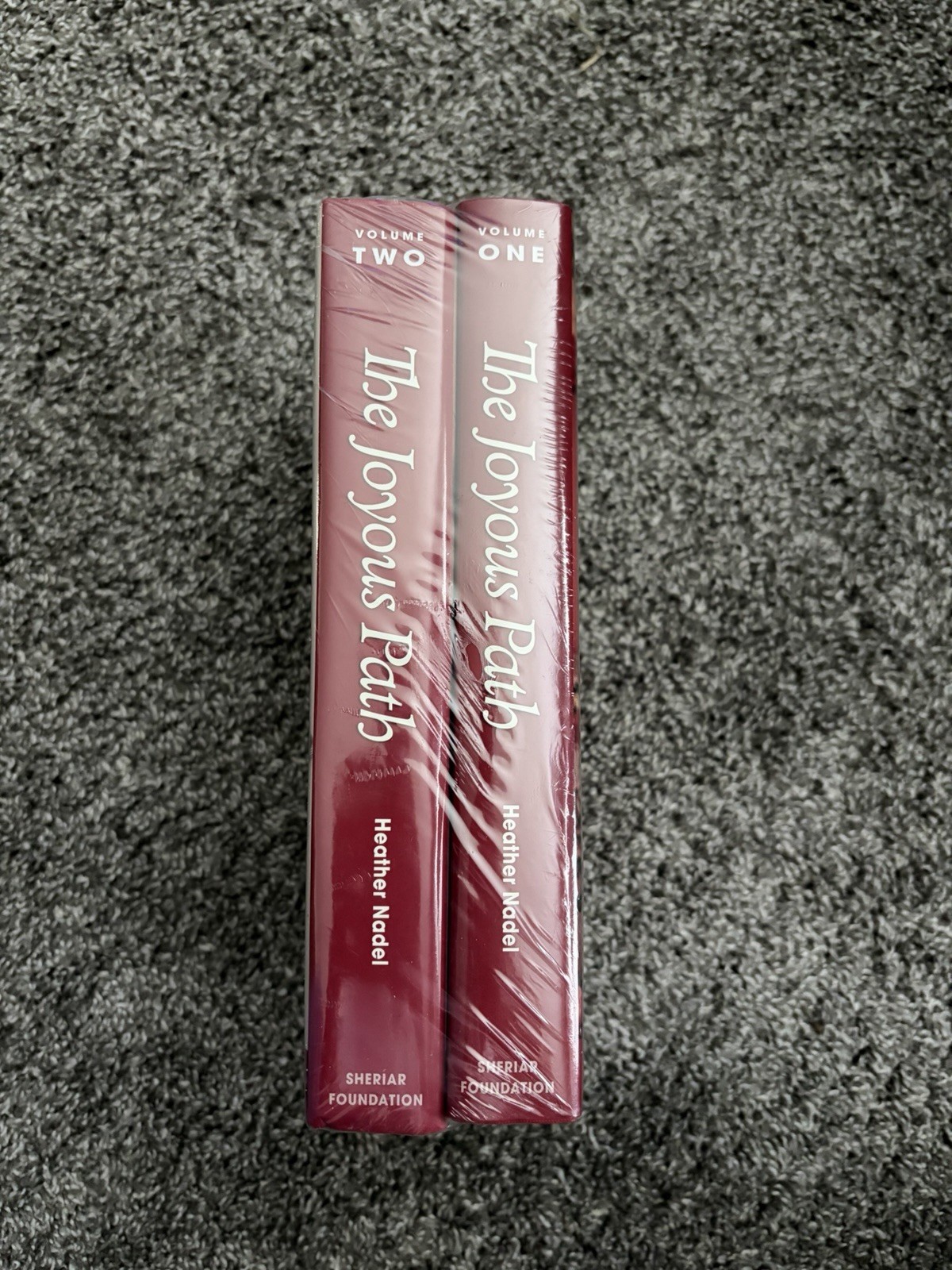 The Joyous Path Volumes 1 & 2 by Heather Nadel Hardcover, Set NEW Fac Sealed