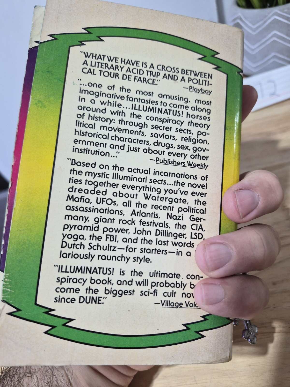 Illuminatus! # 2 & 3 by Robert Shea & Robert Anton Wilson 1975 Paperback