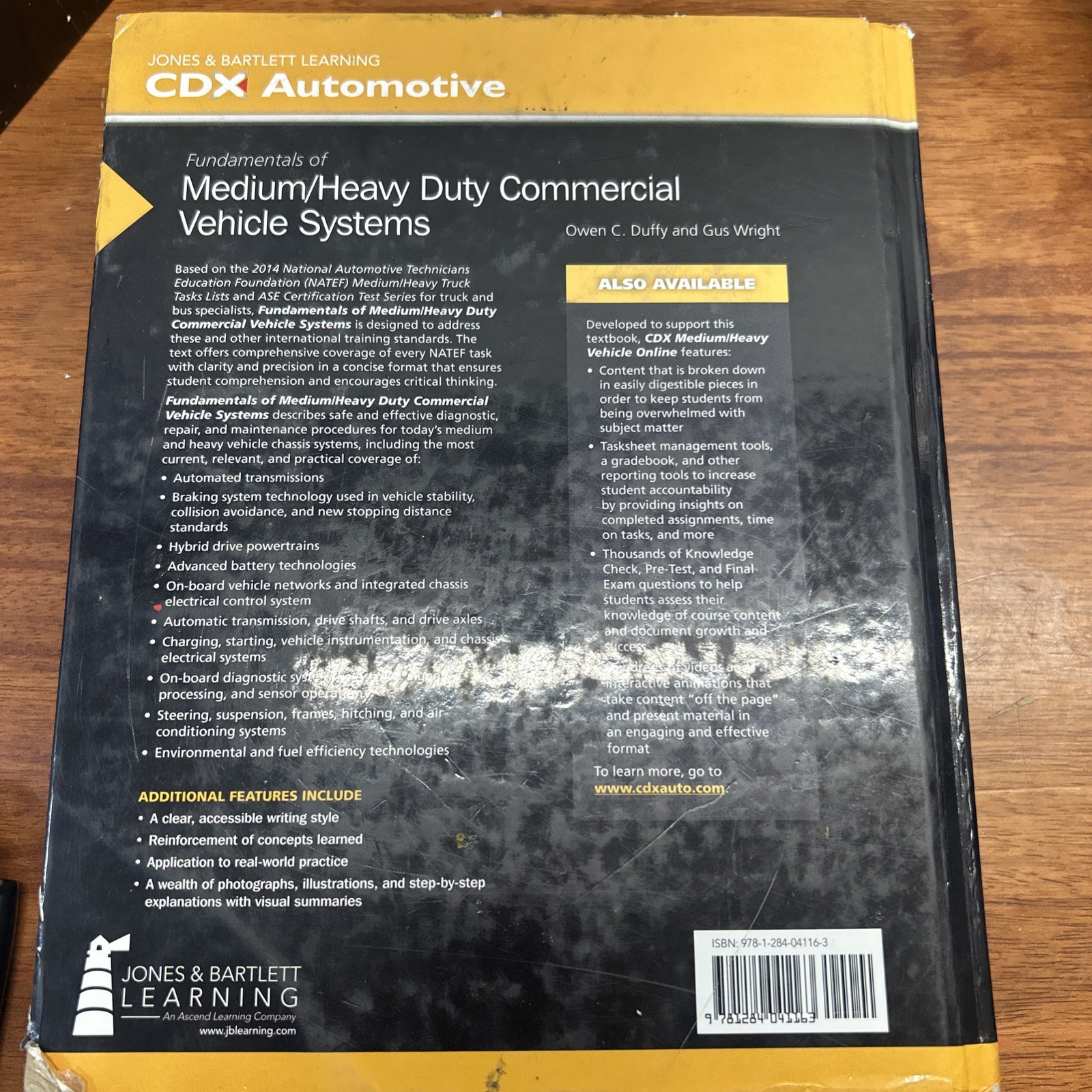 Fundamentals of Medium/Heavy Duty Commercial Vehicle Systems – Hardcover – USED