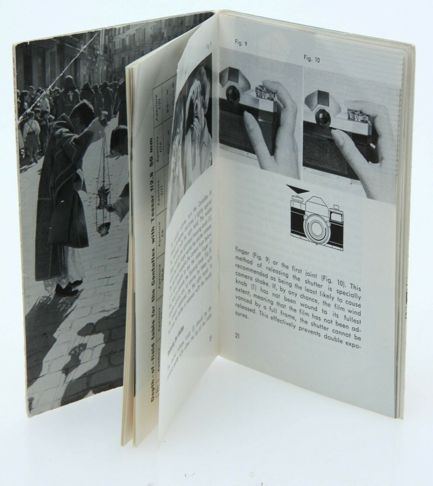 ZEISS IKON CONTFLEX IV INSTRUCTION BOOK, 42 PAGES, #319/864/24, VERY GOOD 1956