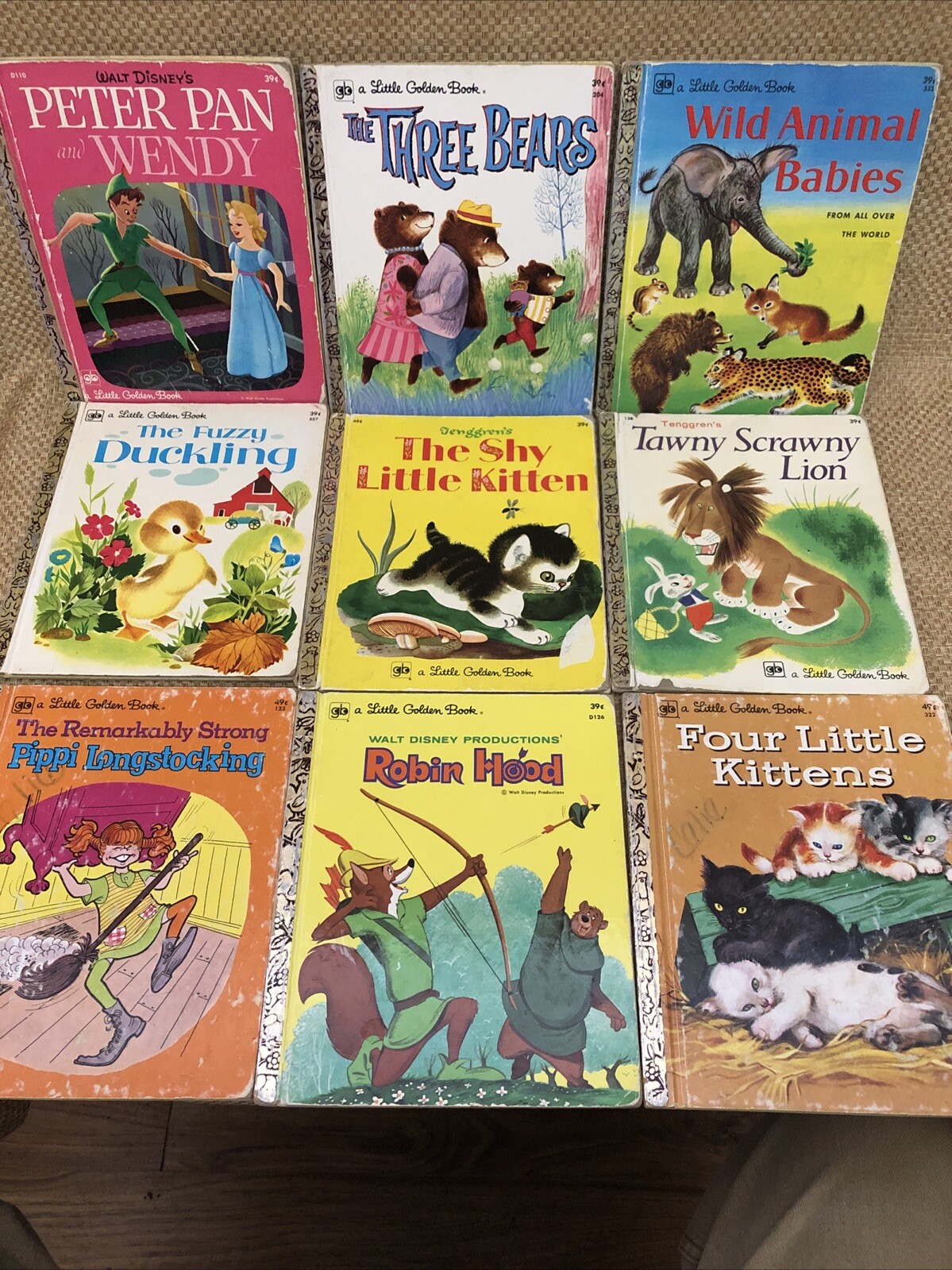 Lot 26 Little Golden Books Vintage to Modern Various Conditions All Pages Intact