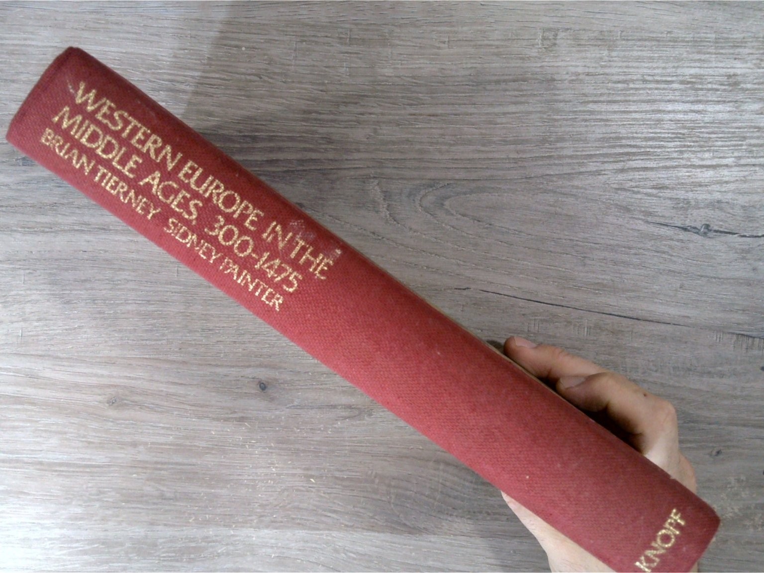 Western Europe in the Middle Ages 300-1475 Tierney Painter 1970 1st Printing
