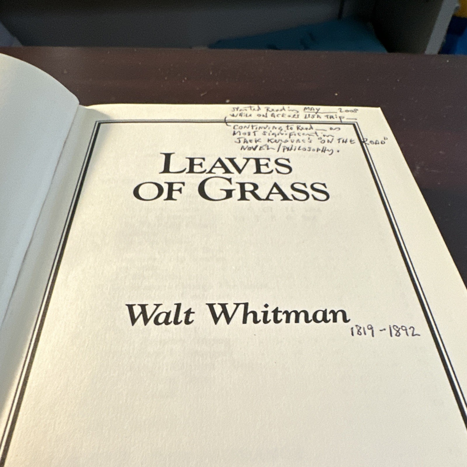 Walt Whitman Leaves of Grass Barnes & Noble Classics Hardcover Exclusive 1993