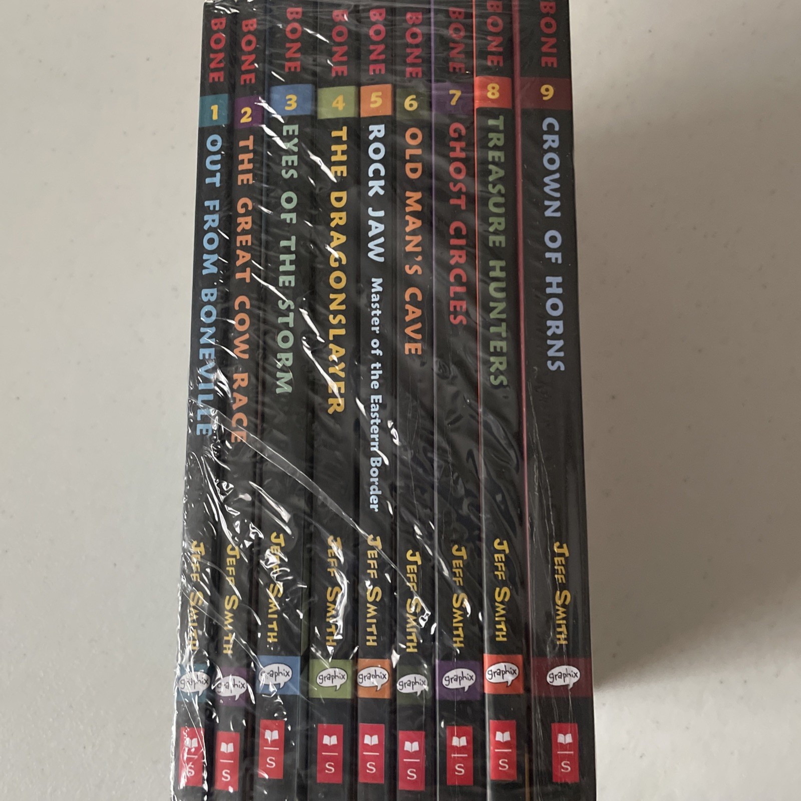 Bone Series 1 to 9 Graphix Books Set By Jeff Smith NEW Paperback 2022