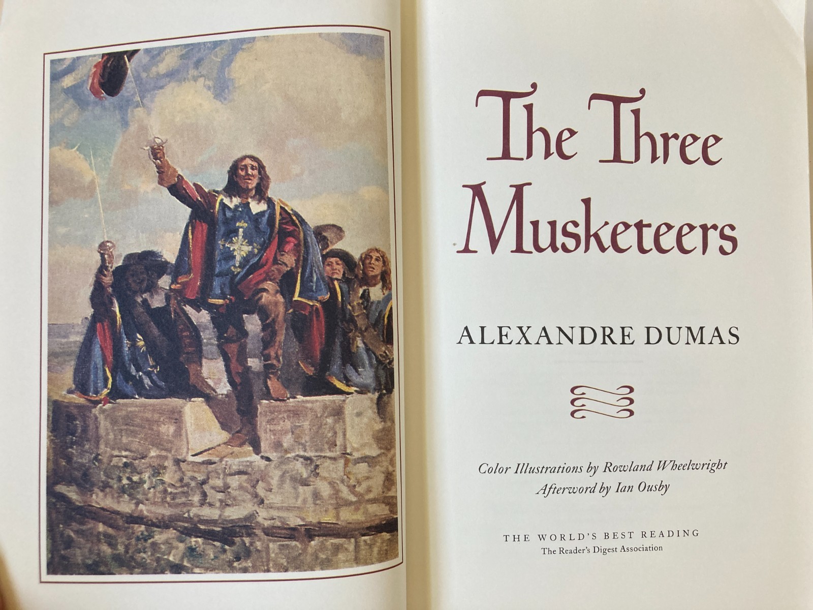 The Three Musketeers by Alexandre Dumas HB Reader’s Digest 1999