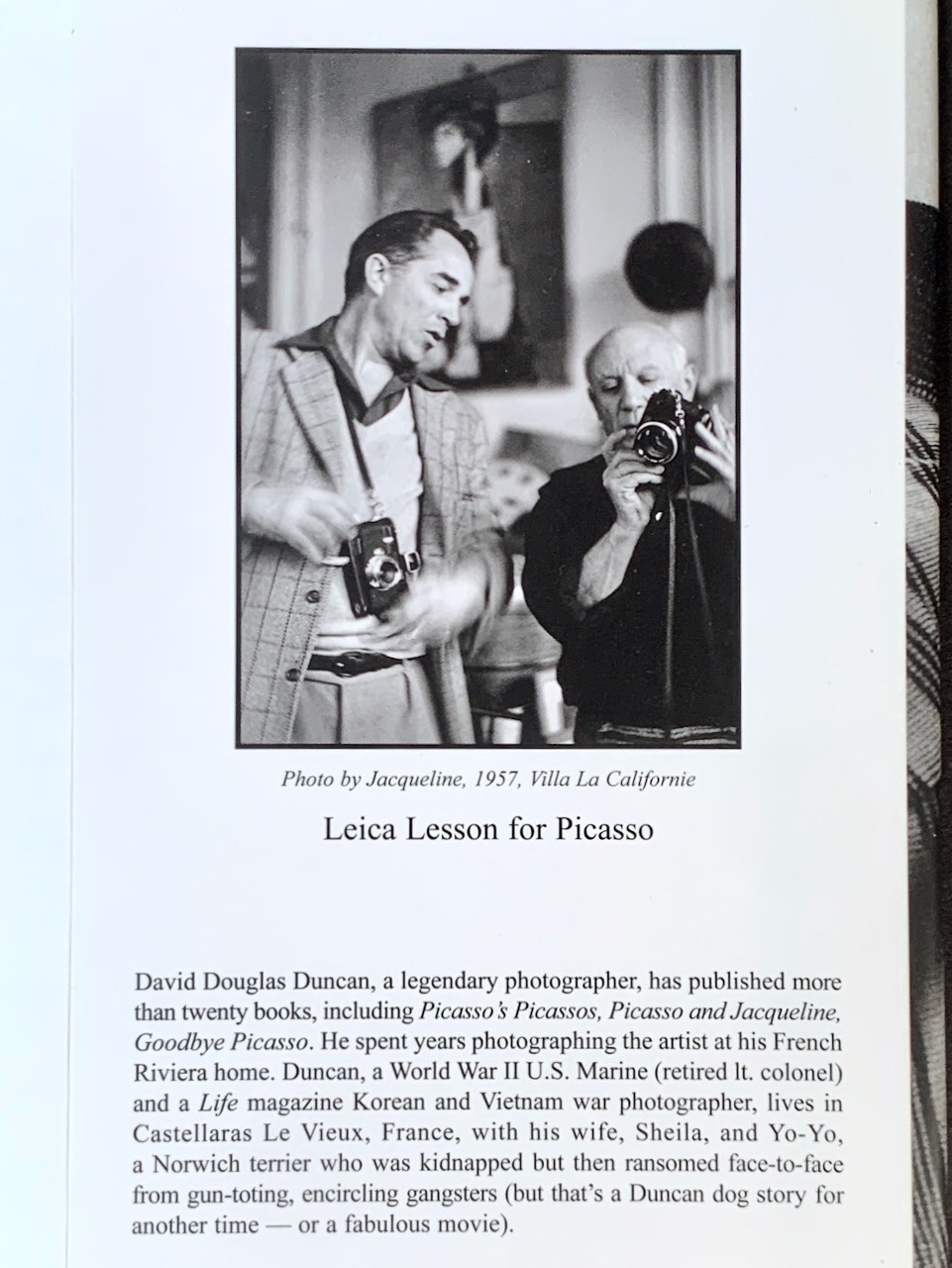 PICASSO & LUMP: A Dachshund’s Odyssey – David Douglas Duncan – HC/First Edition