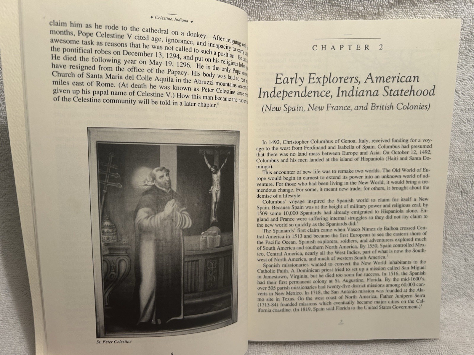 Vtg. Book Celestine, Indiana, A Sesquicentennial History 1843-1993, 302 Pages