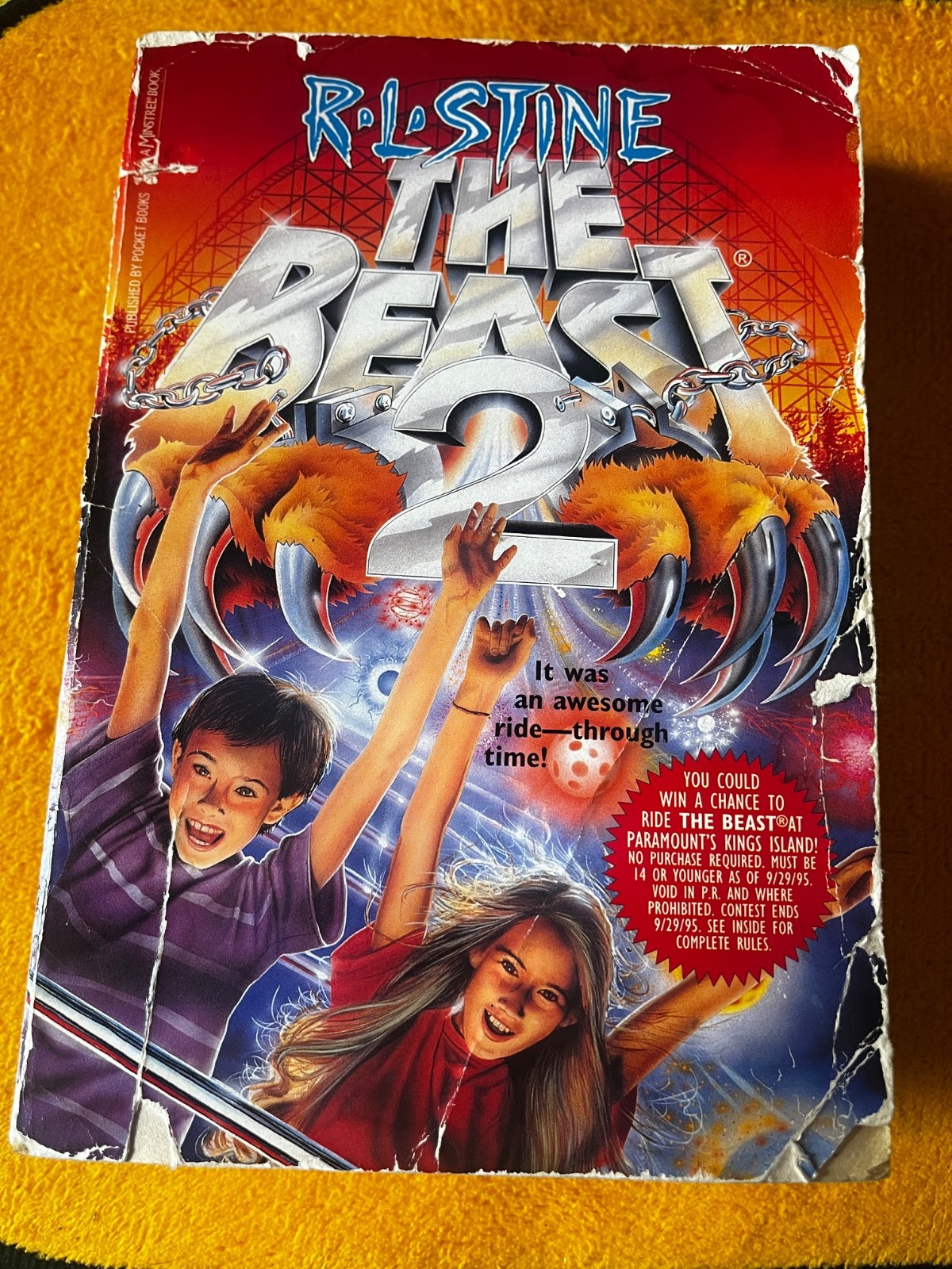 RL Stine Book Lot 6 Fear Street Beast Rotten School YA Horror 90s Goosebumps Era