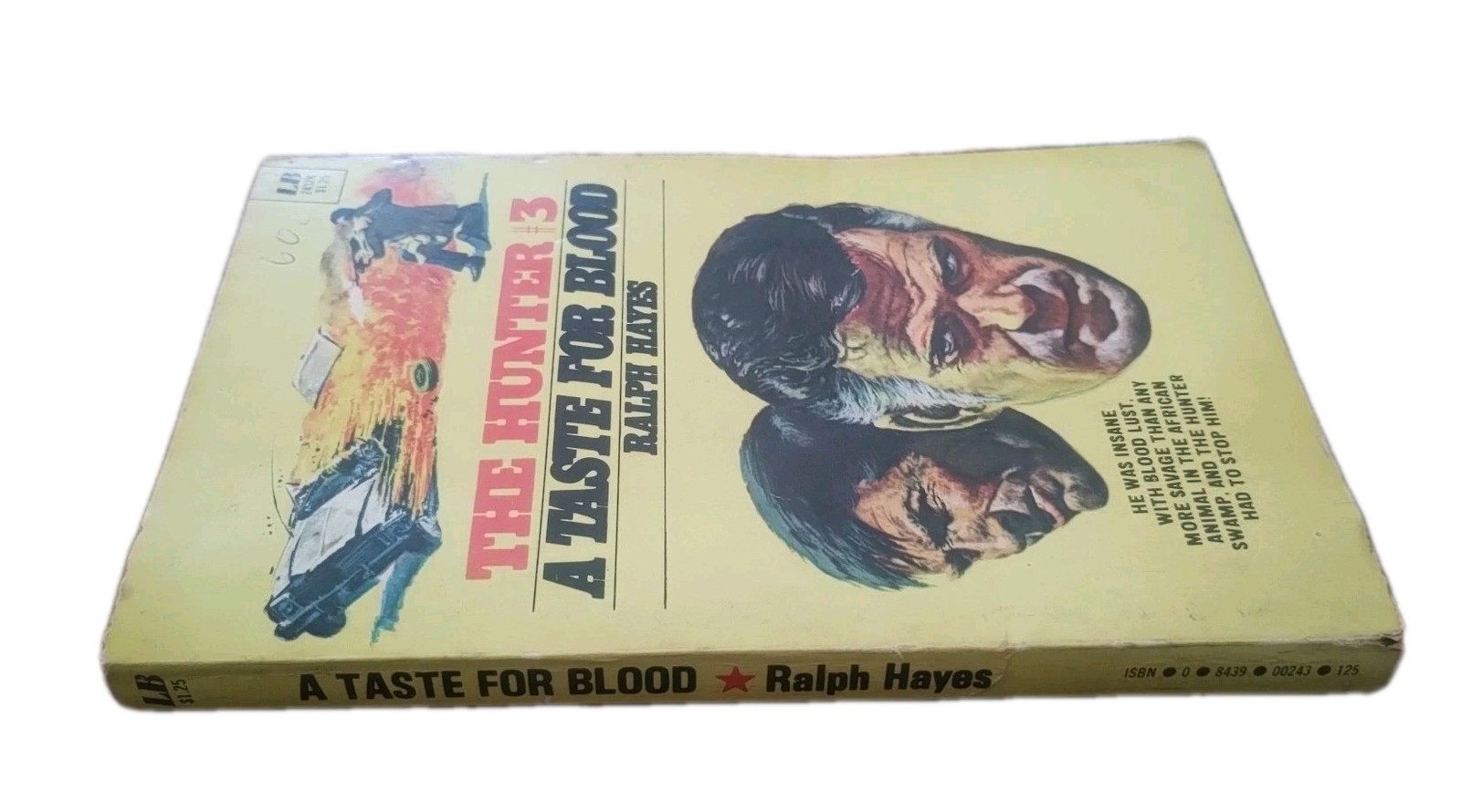 Ralph Hayes A Taste for Blood The Hunter #3 Savage 1975 Vintage LB Paperback