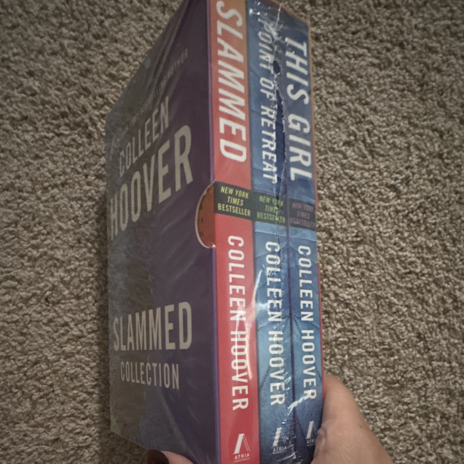 Colleen Hoover Slammed Series 3-Book Box Set Trade Paperback Atria 2023