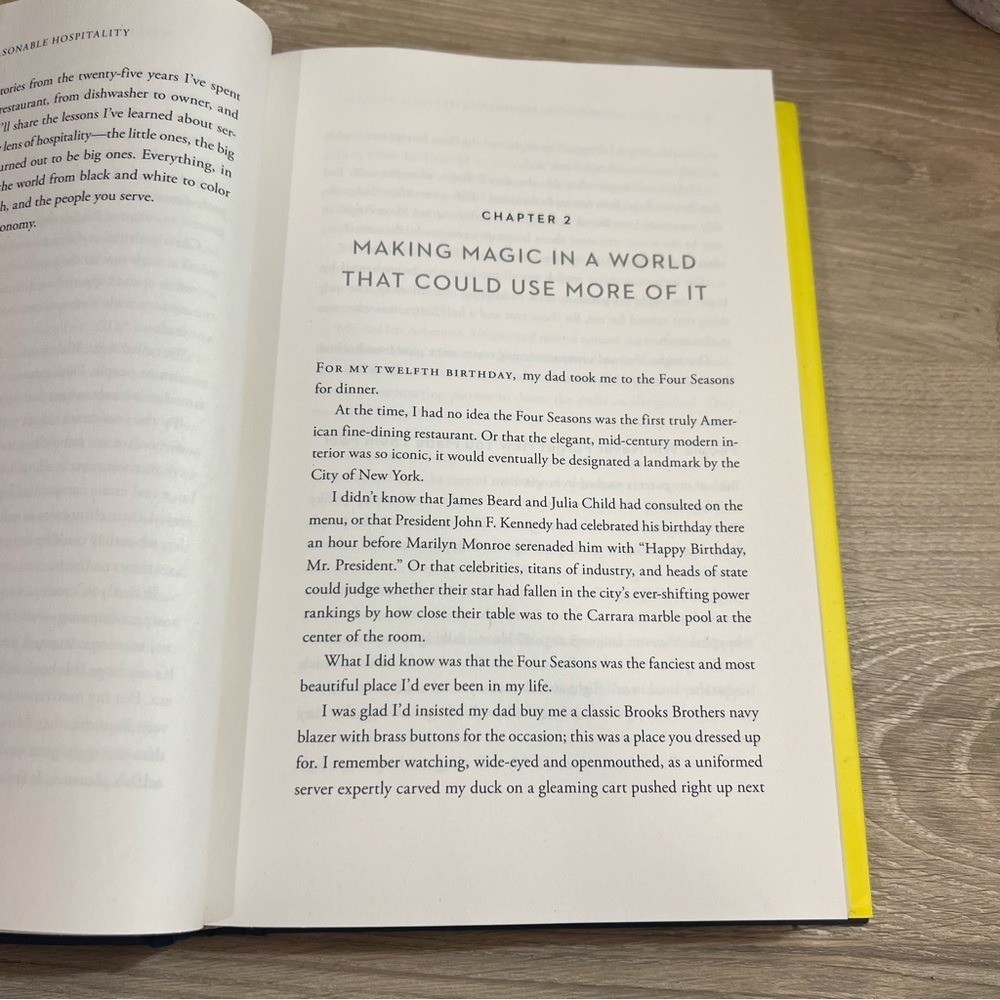 Unreasonable Hospitality by Will Guidara Hardcover 2022 | NYT Bestseller