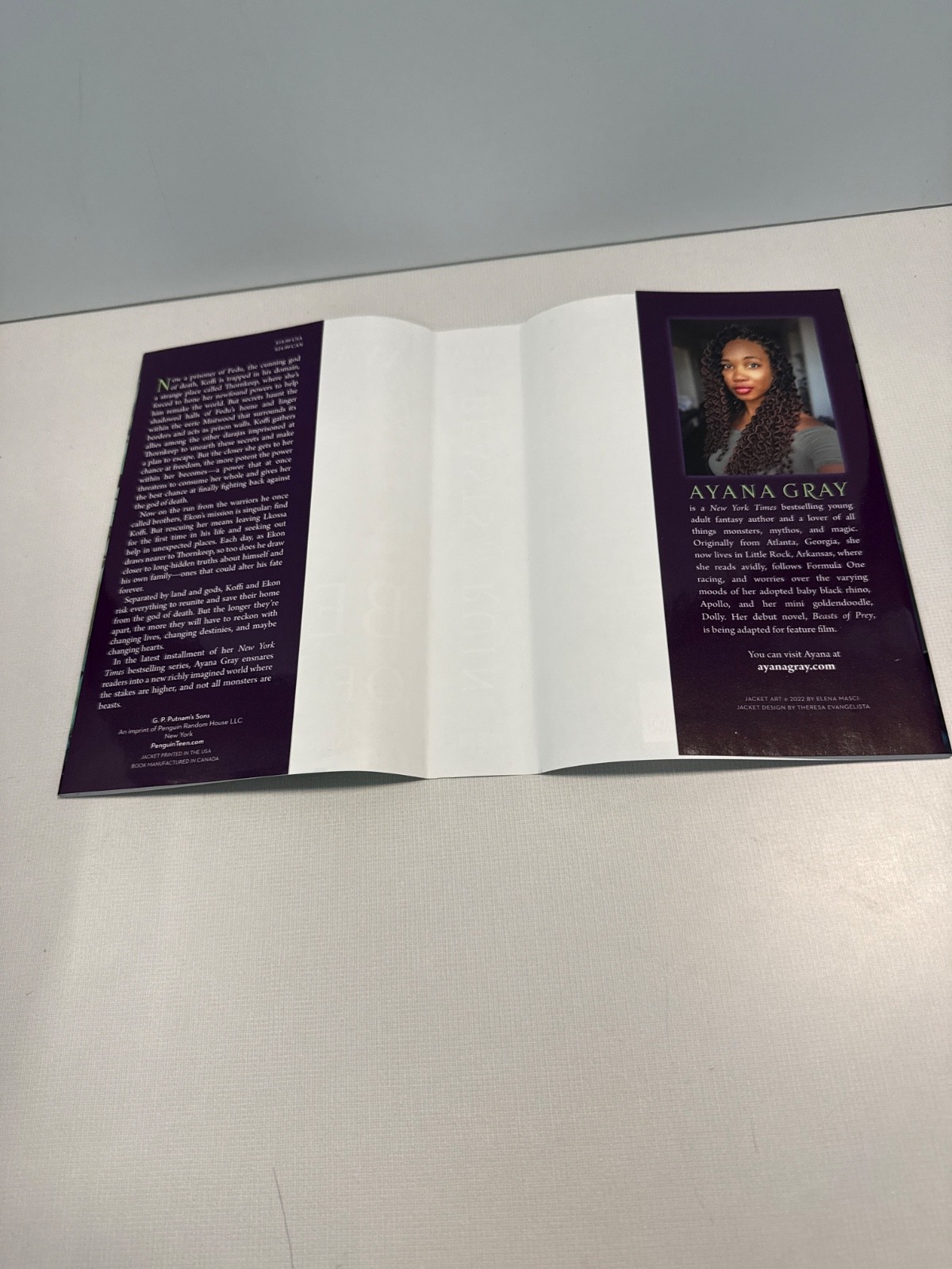 Beasts of Ruin by Ayana Gray Signed/1st print