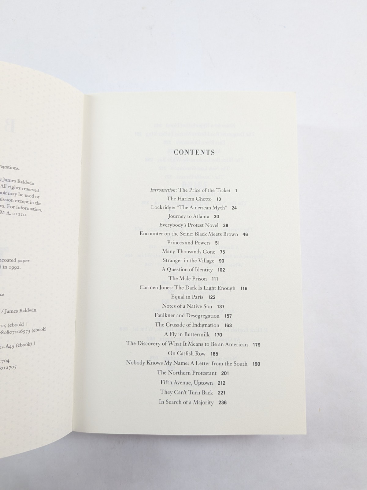The Price of the Ticket Collected Nonfiction 1948–1985 by James Baldwin 1992 PB