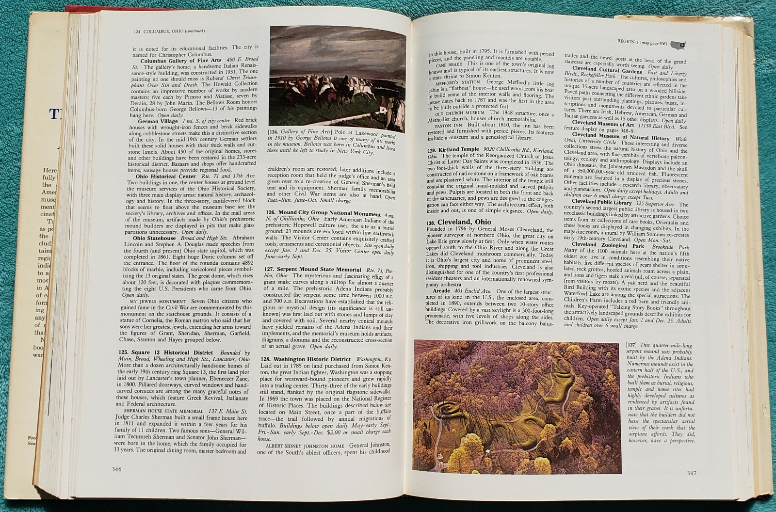 Treasures Of America And Where To Find Them 1974 Hardcover 624 Pages