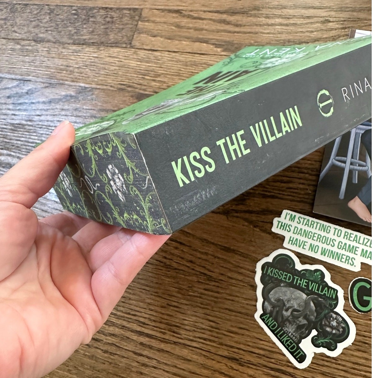 *Signed* Kiss The Villain Rina Kent Walmart Exclusive Paperback W/ Art