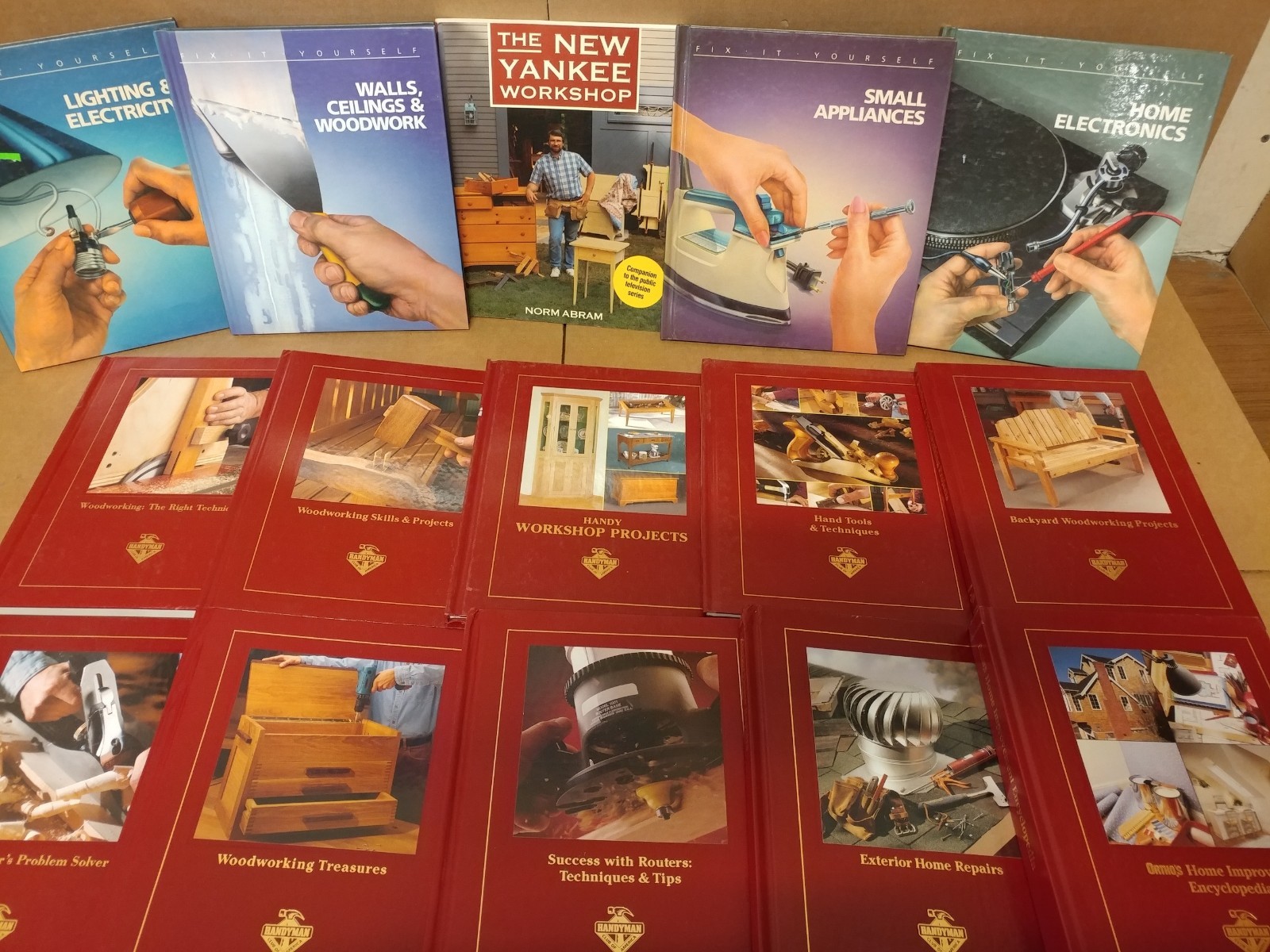 Lot of 20 Do-It-Yourself How-to Remodel Handyman Home Repair Books RANDOM*MIX