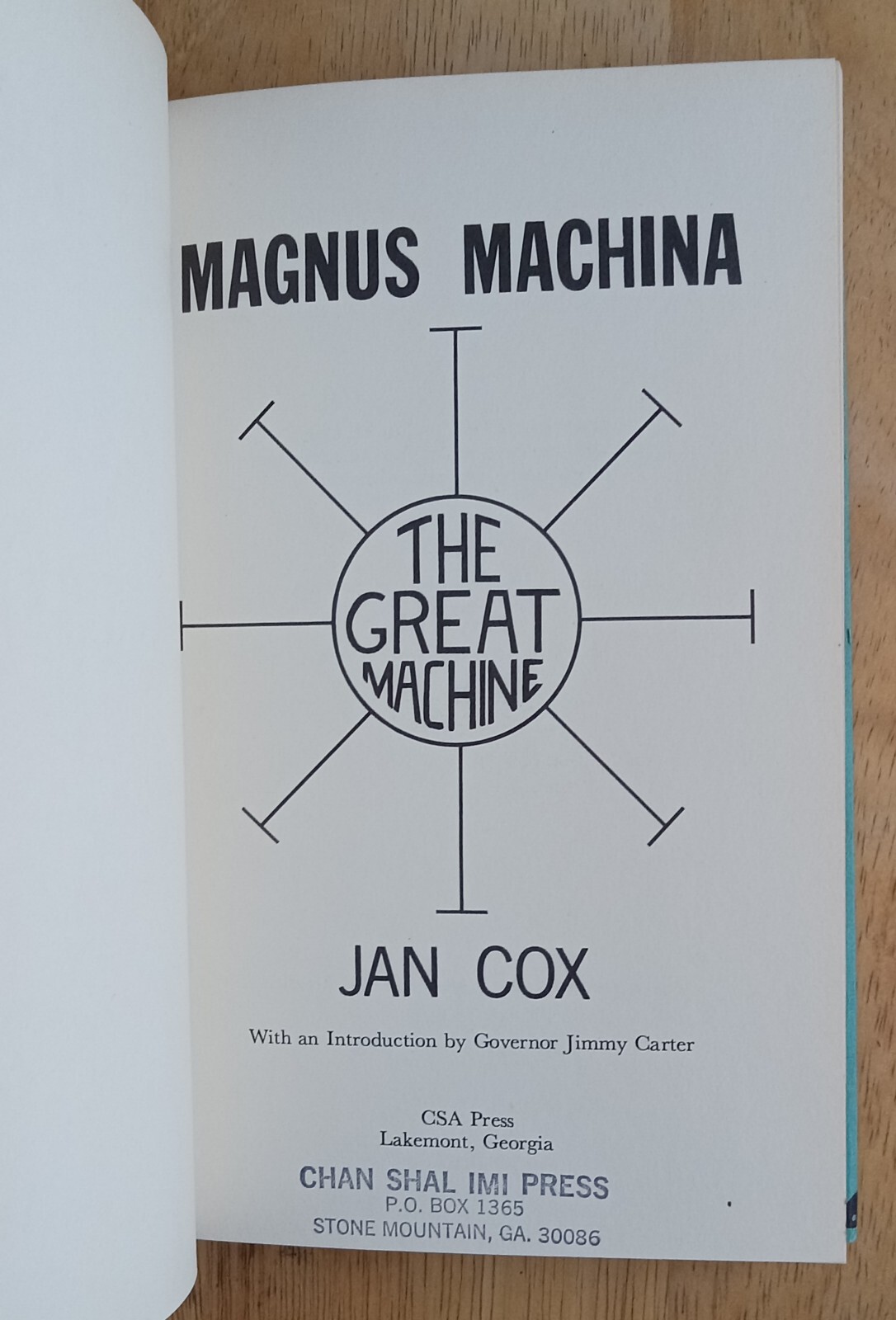 Magnus Machina 1981 An Intellectual Work Excursion By Jan Cox 1971