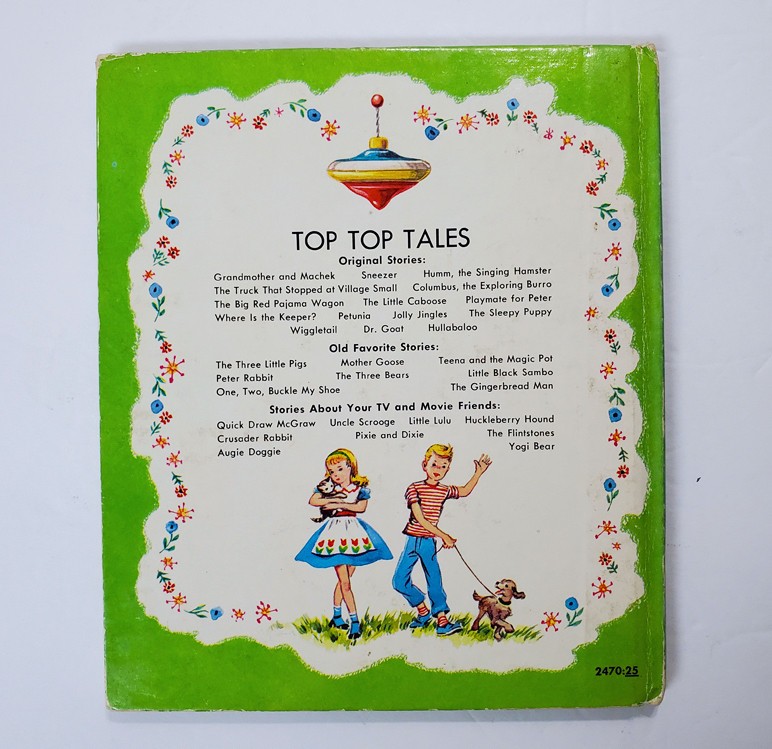 1960 THE THREE LITTLE PIGS Whitman Publishing Top Tales Hardcover Small Book