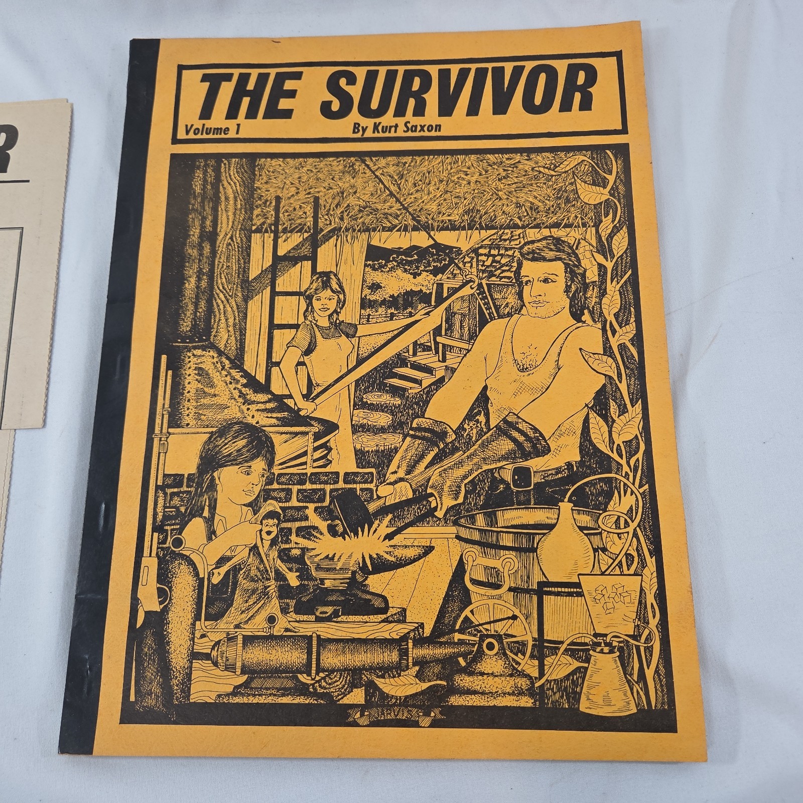 Vintage Kurt Saxon The Survivor Publication Volume 1 & Catalog Issue Large 1976