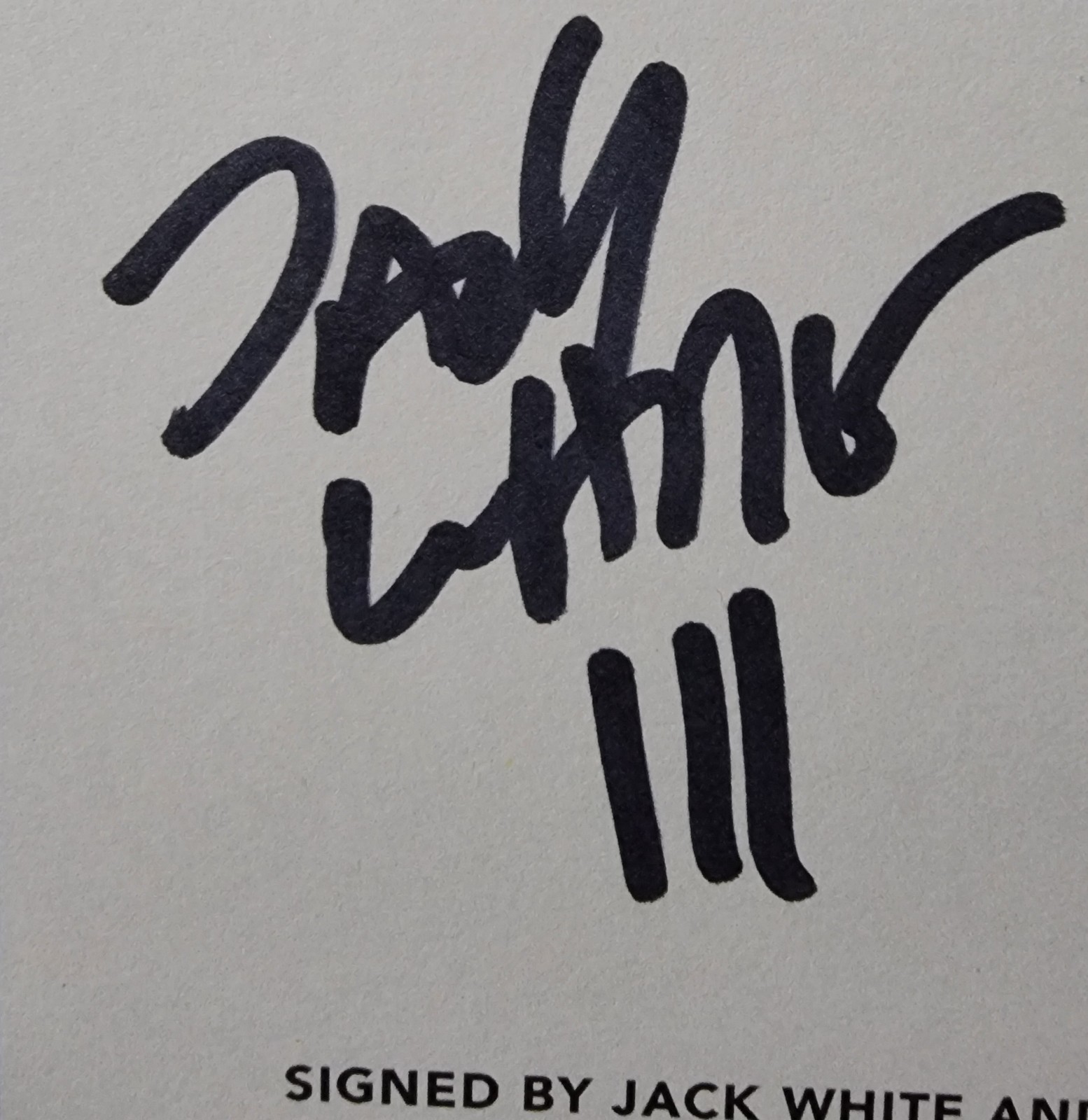 JACK WHITE SIGNED BOOK Collected Lyrics BLACKWELL Stripes Will Pass Psa HOF SNL