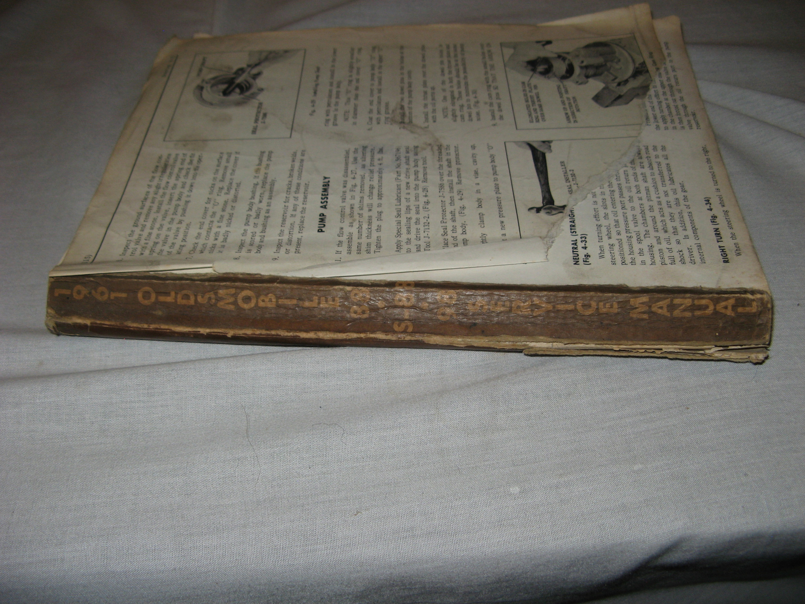 1961 Oldsmobile 88 Service Manual Repair Guide Book Car Vintage SEE DESCRIPTION