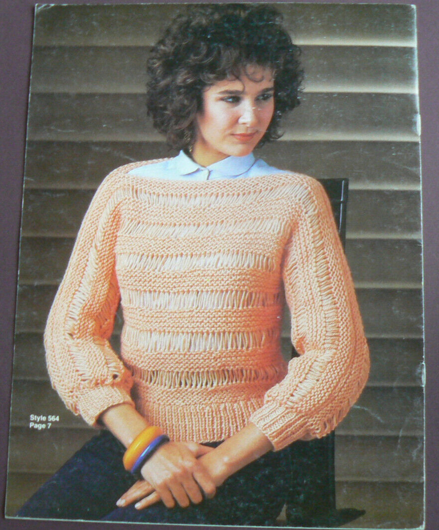 Easy Elegance, Nomis Womens Sweaters Knitting patterns,Vol. 56, 8 pages 1985