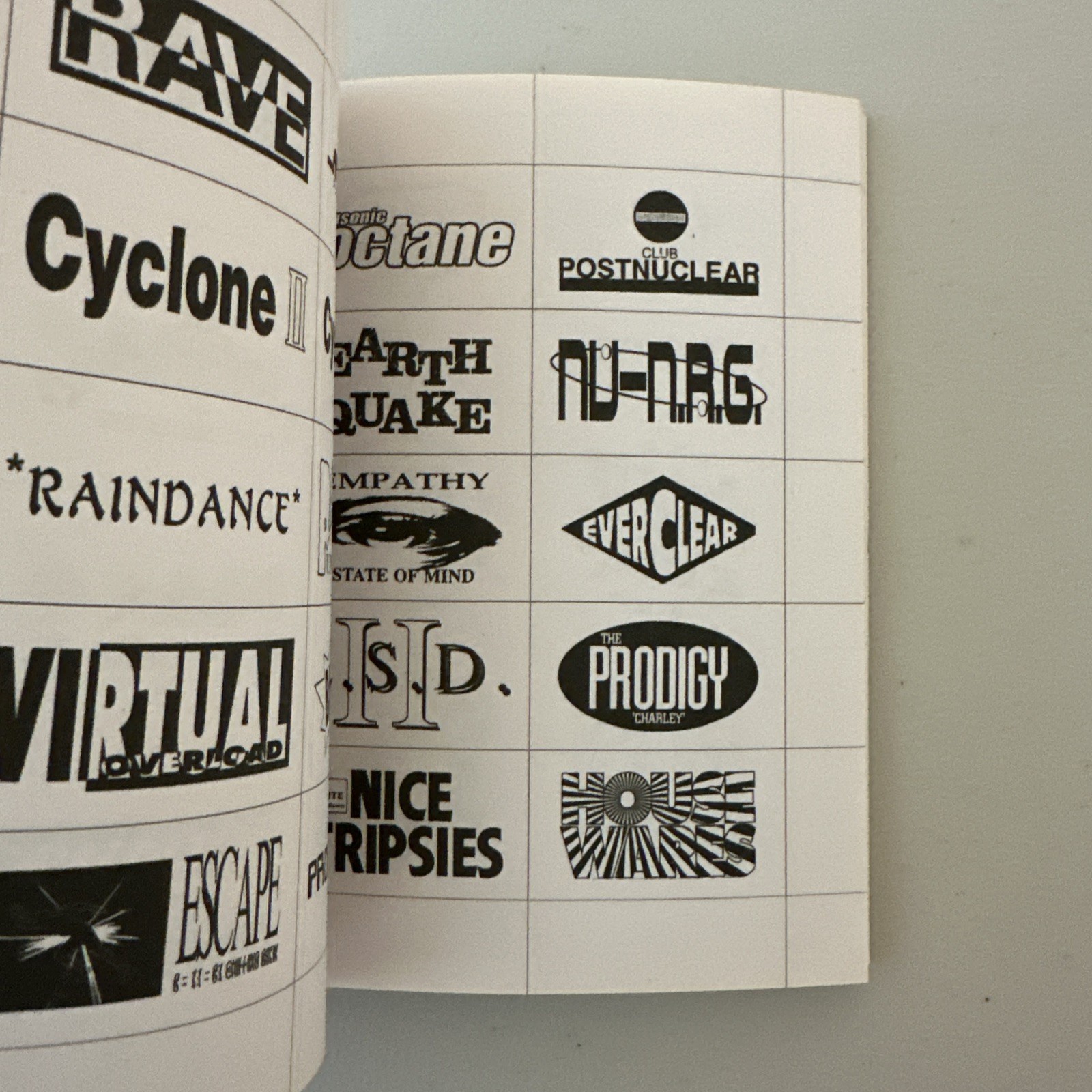 Rave Logos 1988-2000 By Masala Noir