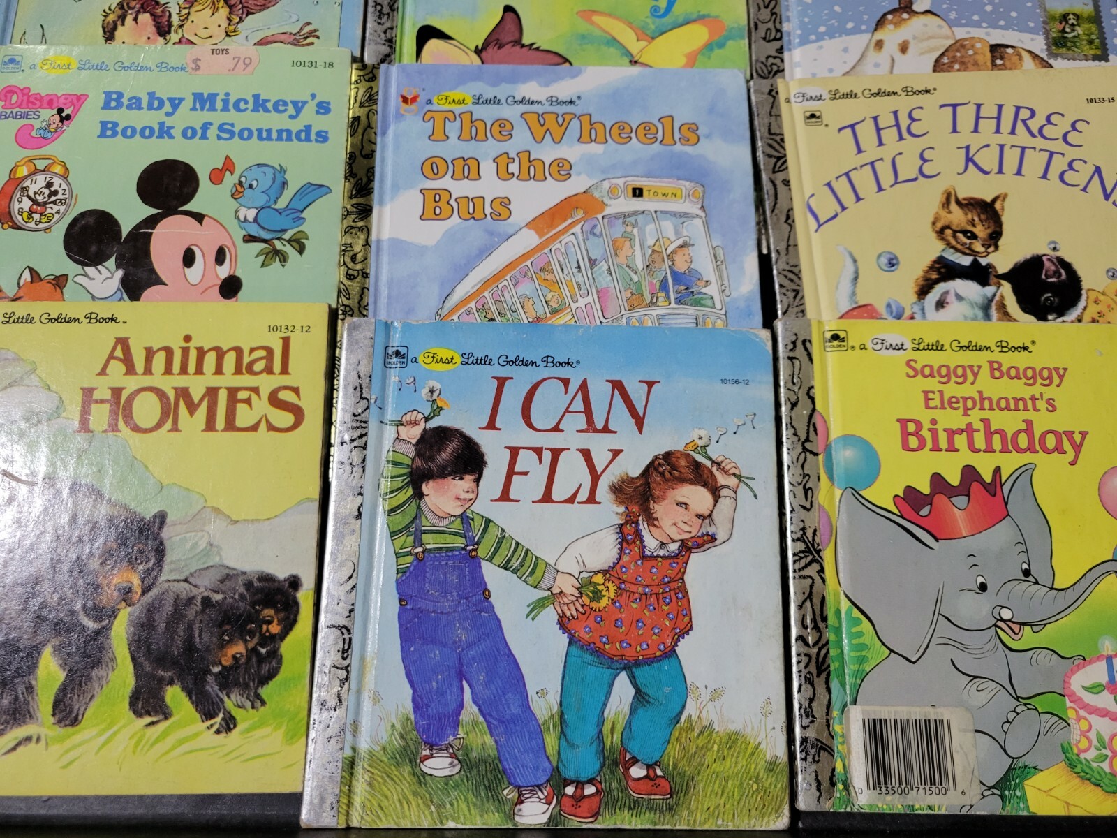 Lot Of 10 First Little Golden Book Mix Unsorted Free Shipping