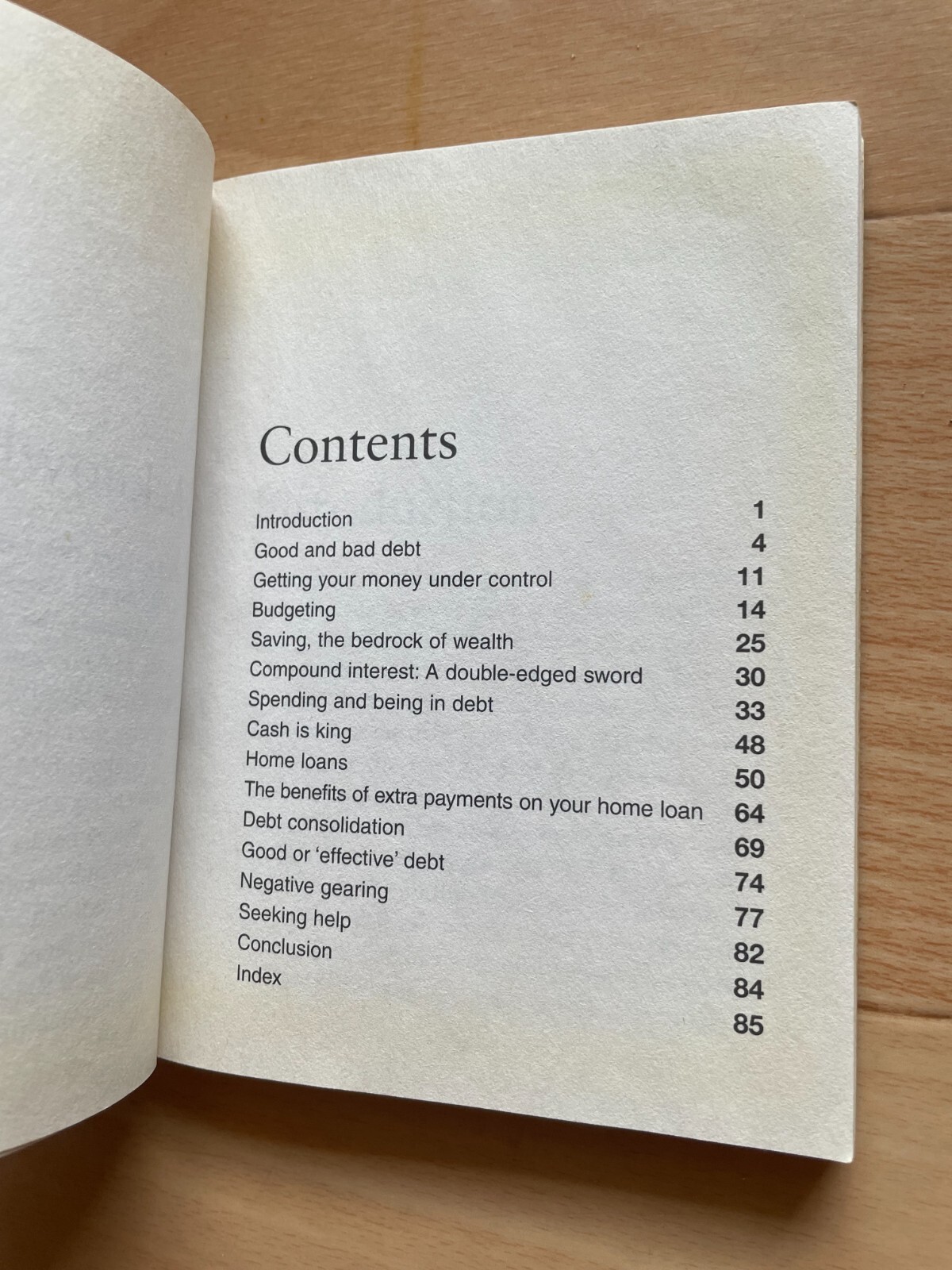 PAUL CLITHEROE. HOW TO BE DEBT – FREE. PAPERBACK. 10.5 BY 14CM. 2002