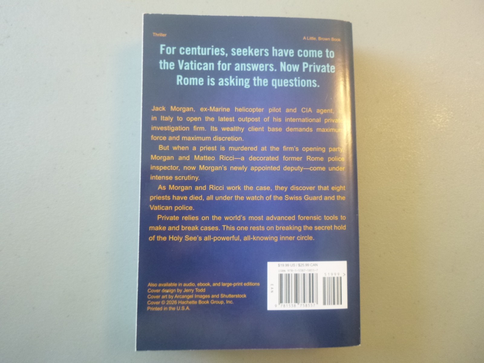 Private Rome by James Patterson & Adam Hamdy