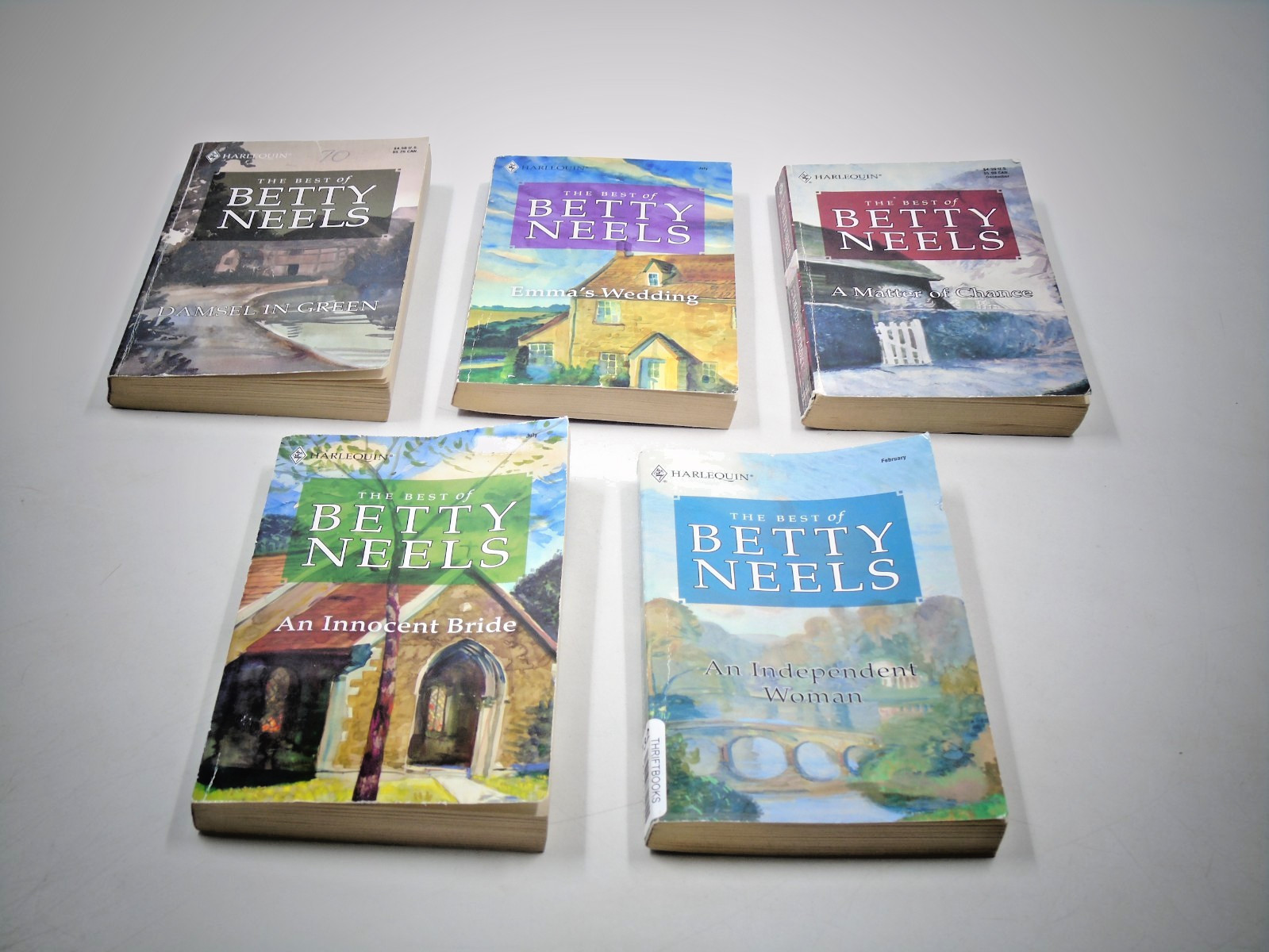 Vintage Lot of 10 Betty Neels Harlequin Romance Paperback Books, See Description