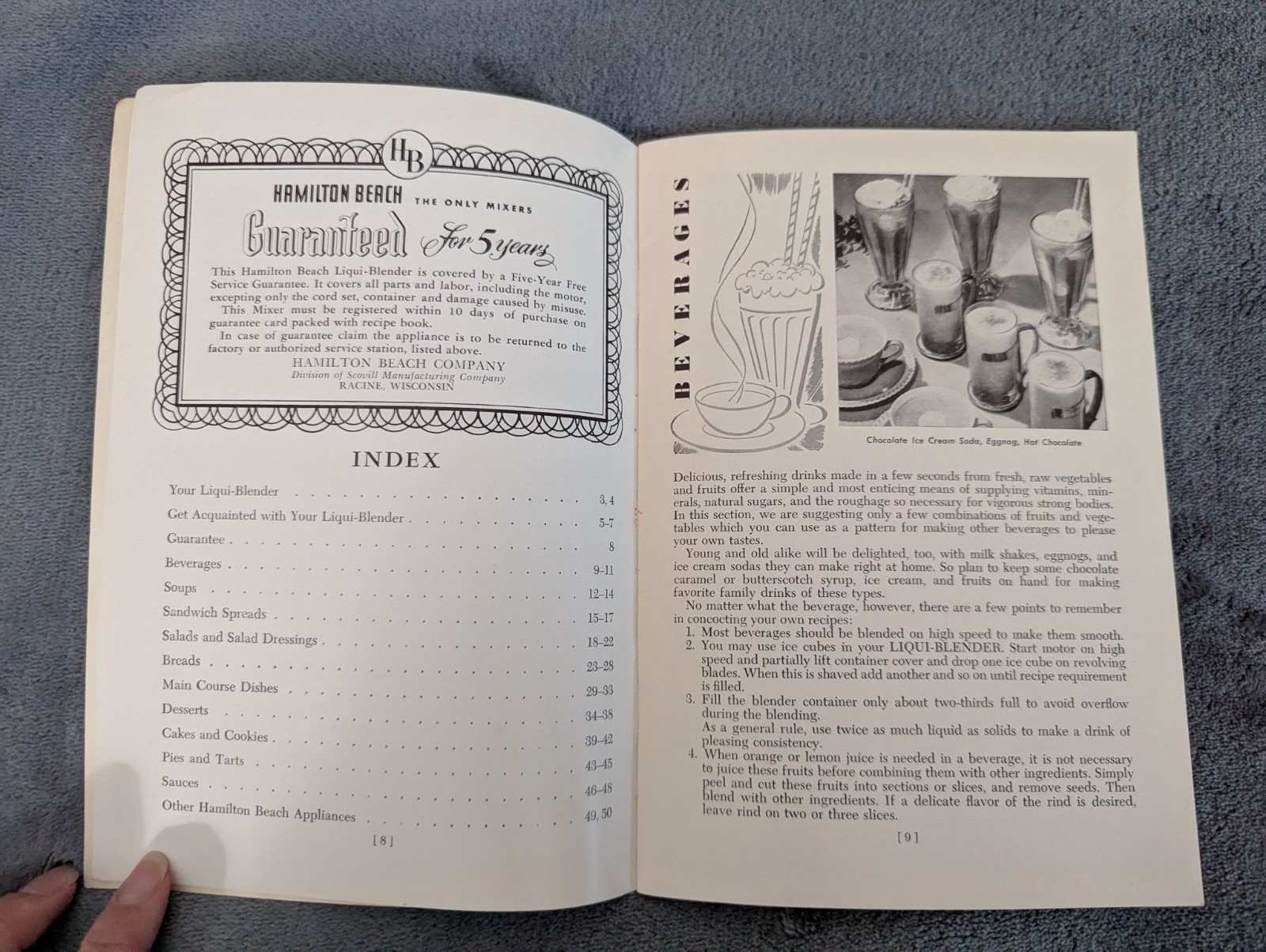 Lot 3 VTG advertising cookbooks Riverside Hamilton Beach Pillsbury 1920s-1950s