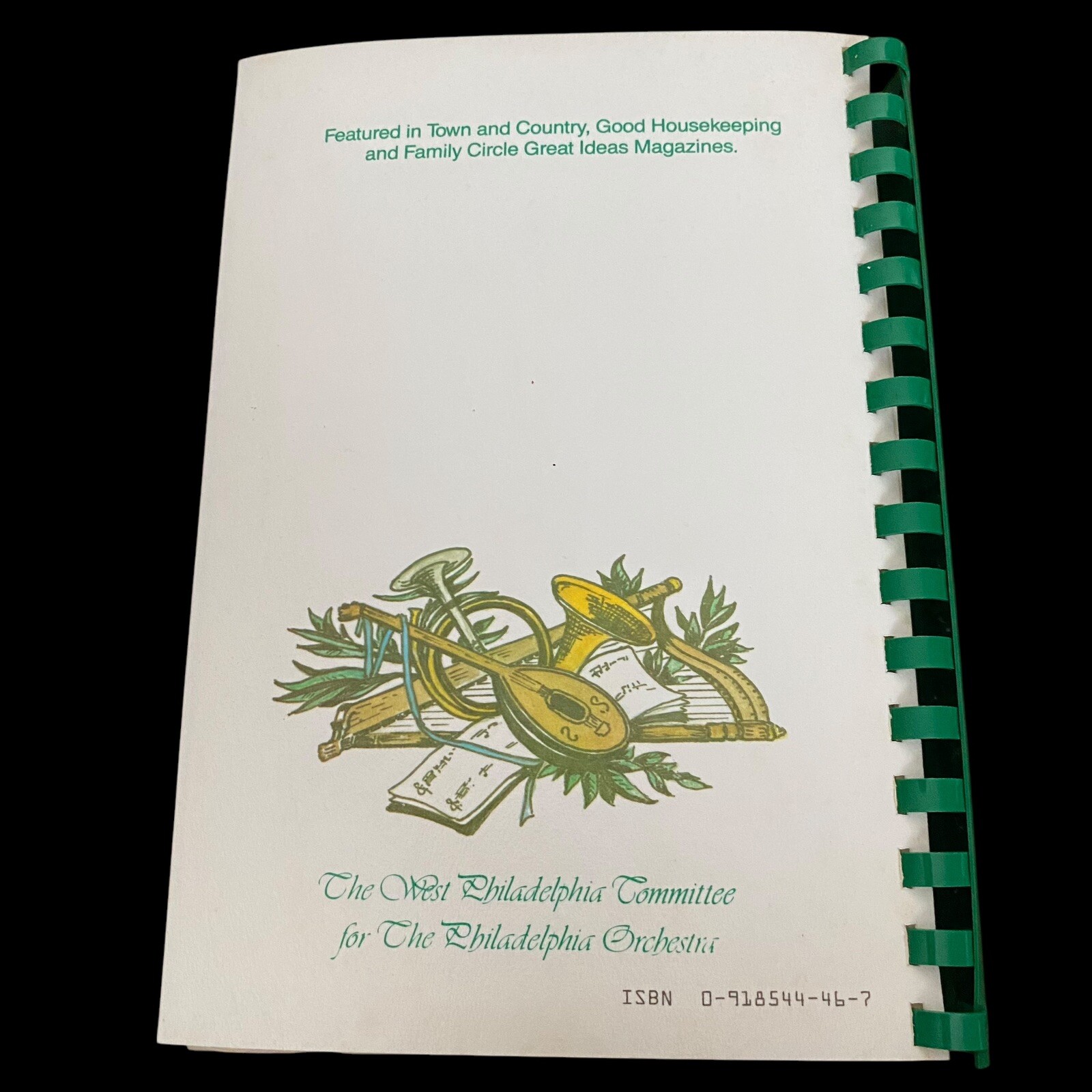 The Philadelphia Orchestra Community Cookbook 1980 Spiral Bountd 398 Pages