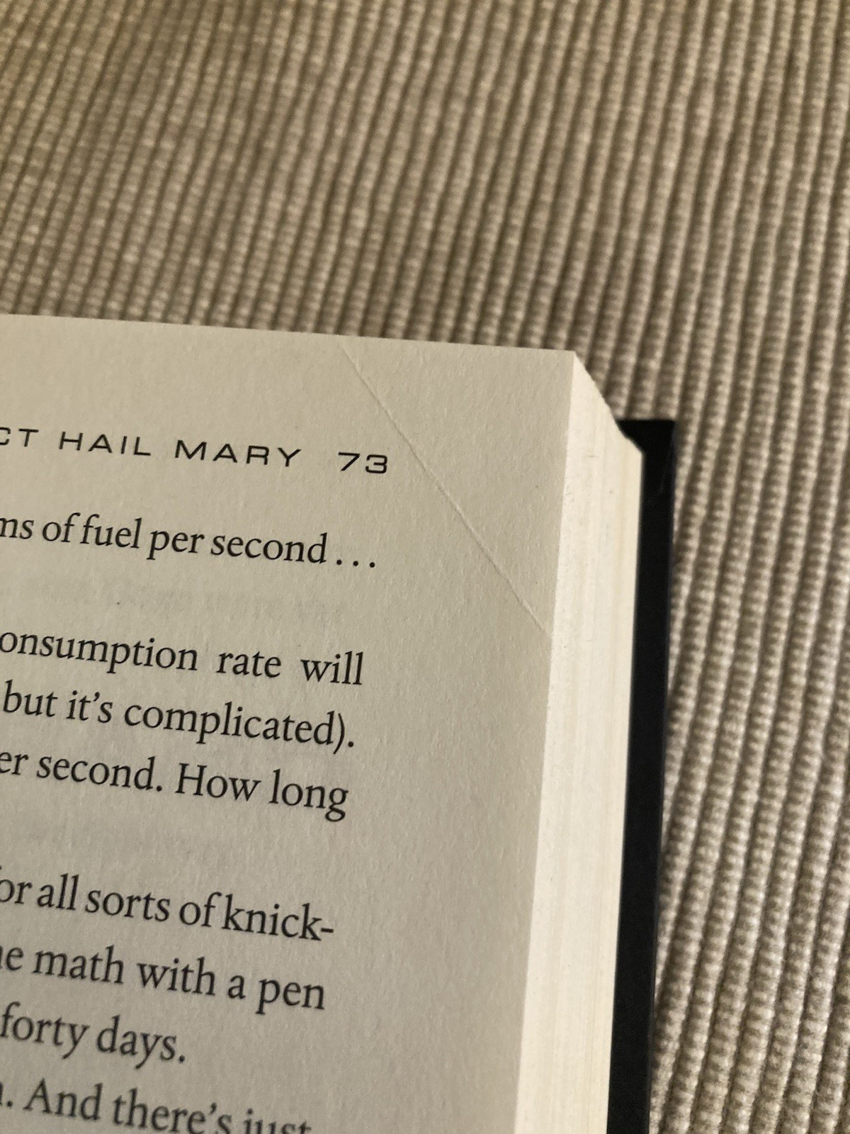 Project Hail Mary by Andy Weir – 1st Edition/1st Print Hardcover – Average Cond.