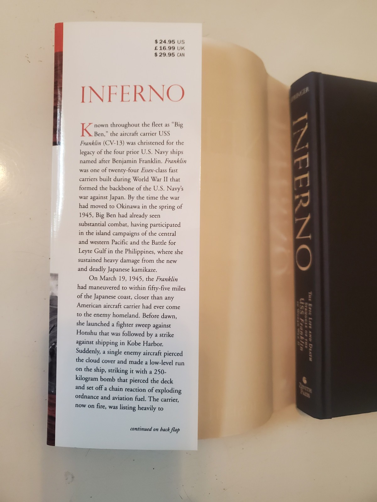 Inferno: The Epic Life and Death Struggle of the USS Franklin Jospeh Springer
