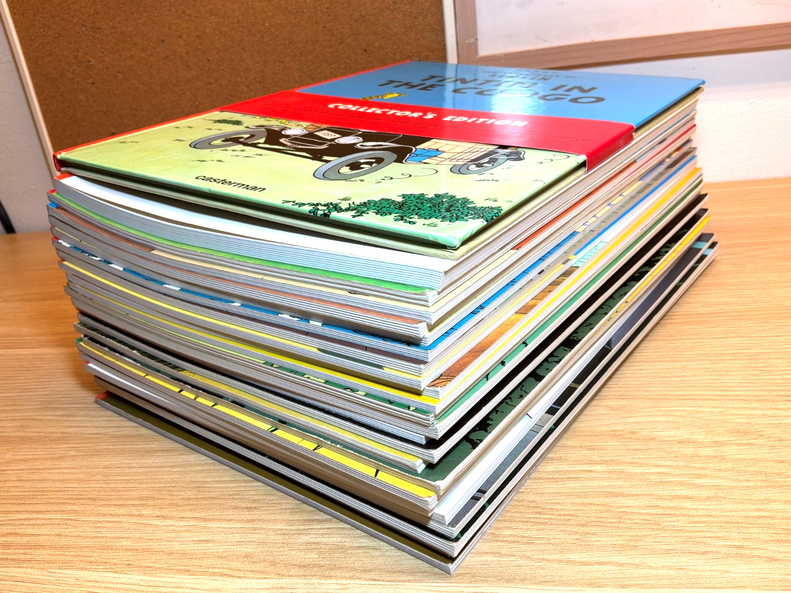 The Adventures of Tintin Complete Collection 24-Book Set English Ed. Paperback