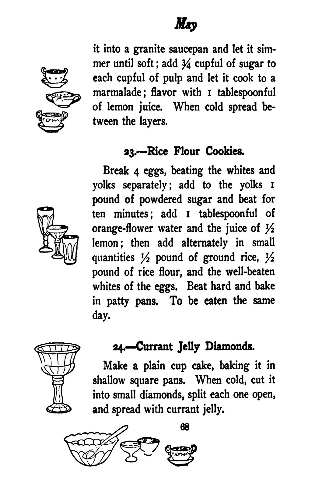 „1904“ 365 Cakes and Cookies Vintage Cook Book 179 Pages