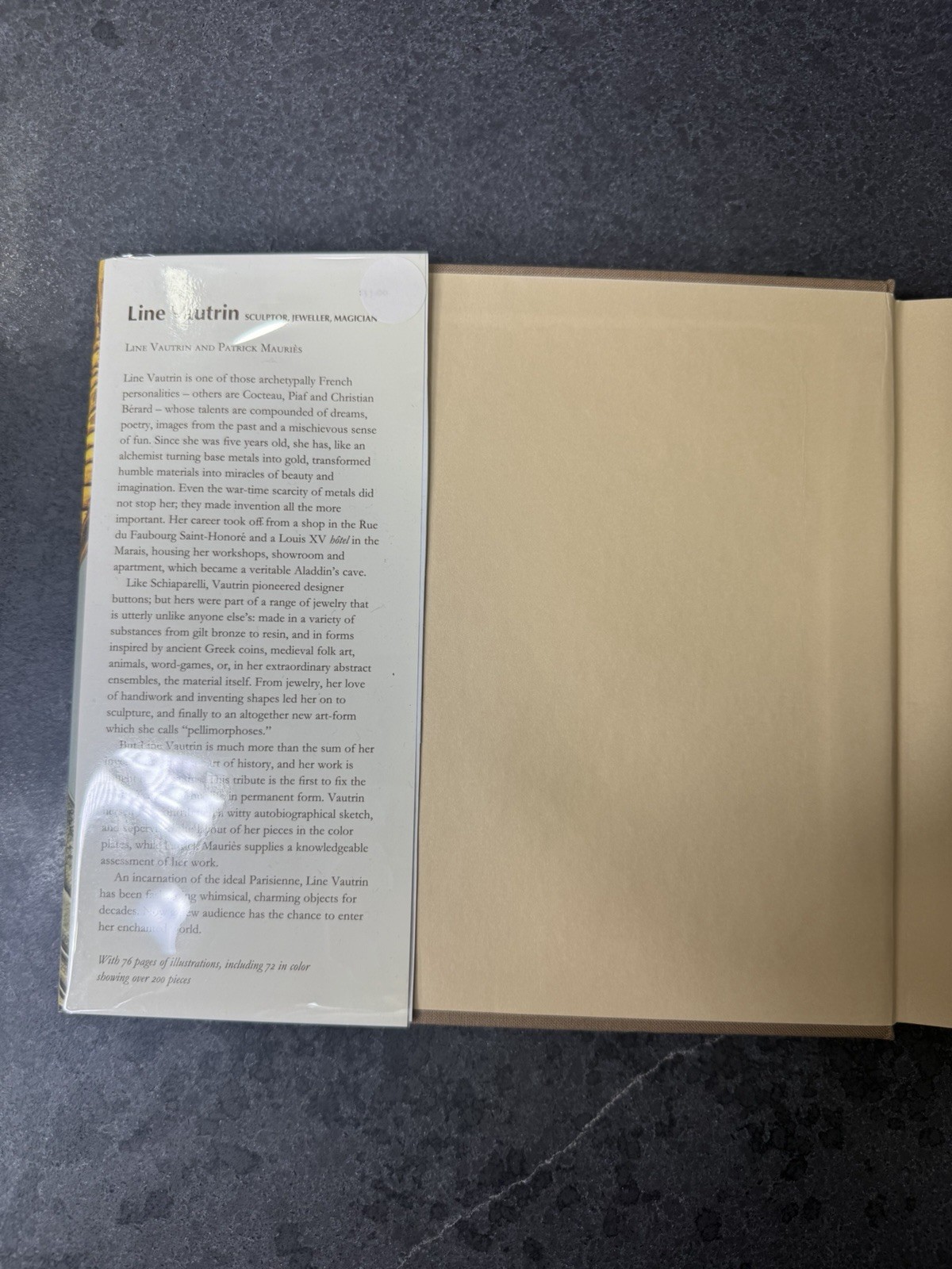 Line Vautrin Hardcover Illustrated, Patrick Mauriès First Ed 1980