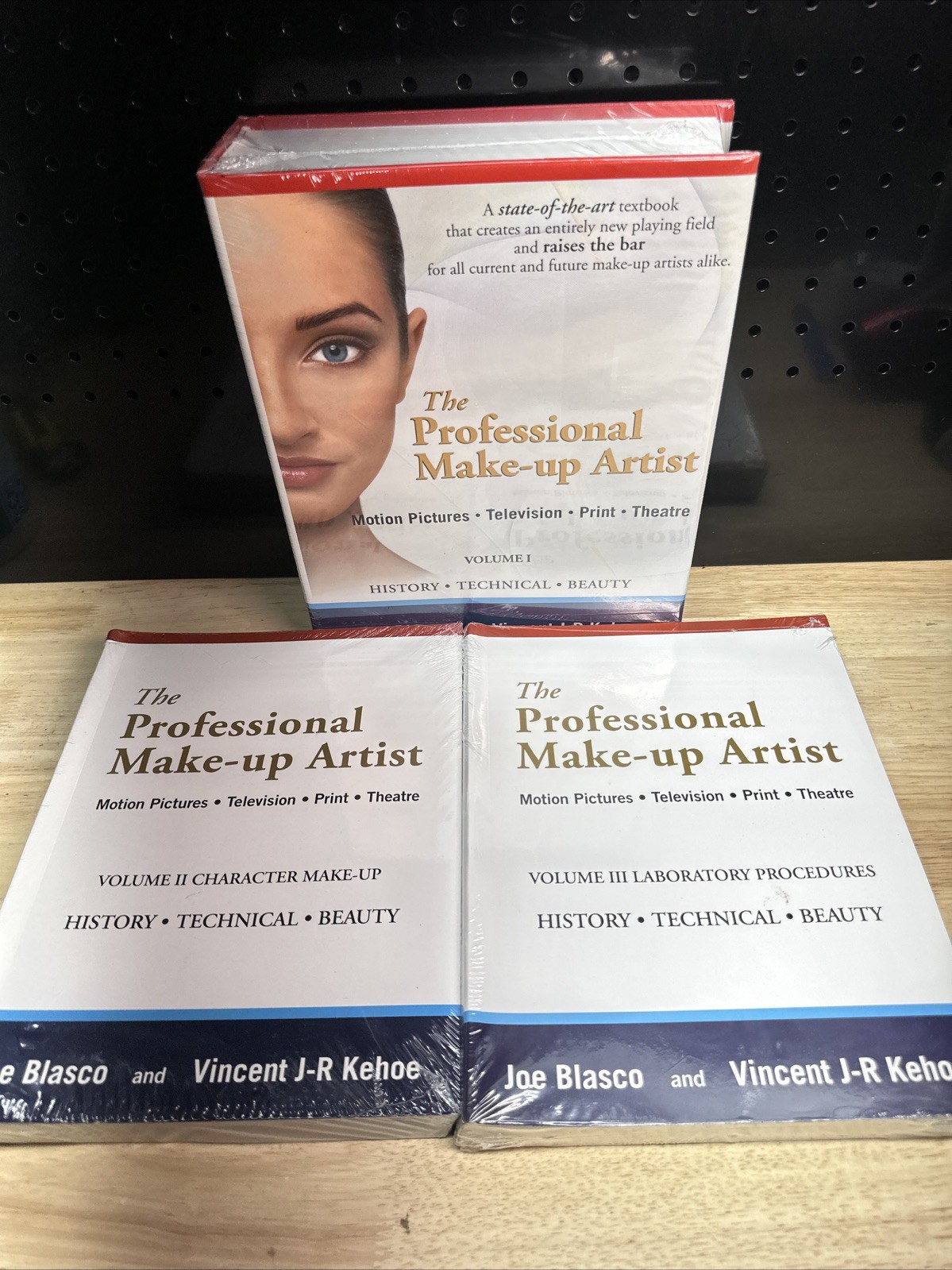 NEW The Professional Make-up Artist Volume 1,2,3 BOOK SET Blasco & Kehoe SEALED