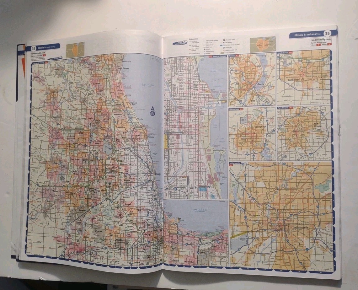 Rand McNally 2005 The Road Atlas: United States, Canada, Mexico Paperback Book.