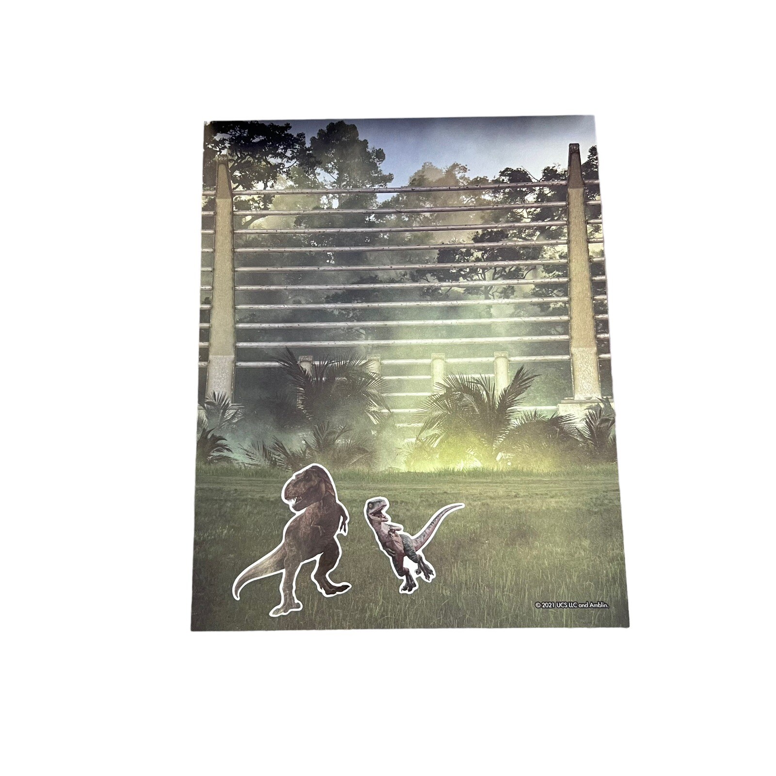 Jurassic World Create-a-Scene 2021 Activity Sticker Pad Read
