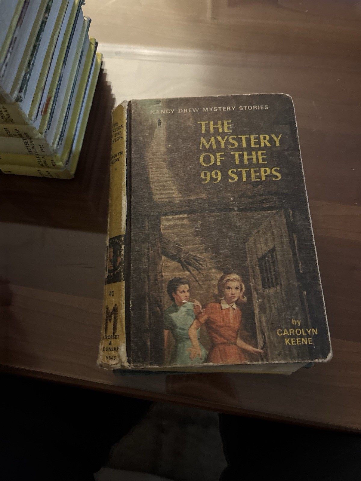 Nancy Drew Mystery Stories Carolyn Keene, Set of 11 Yellow Hardcover Books
