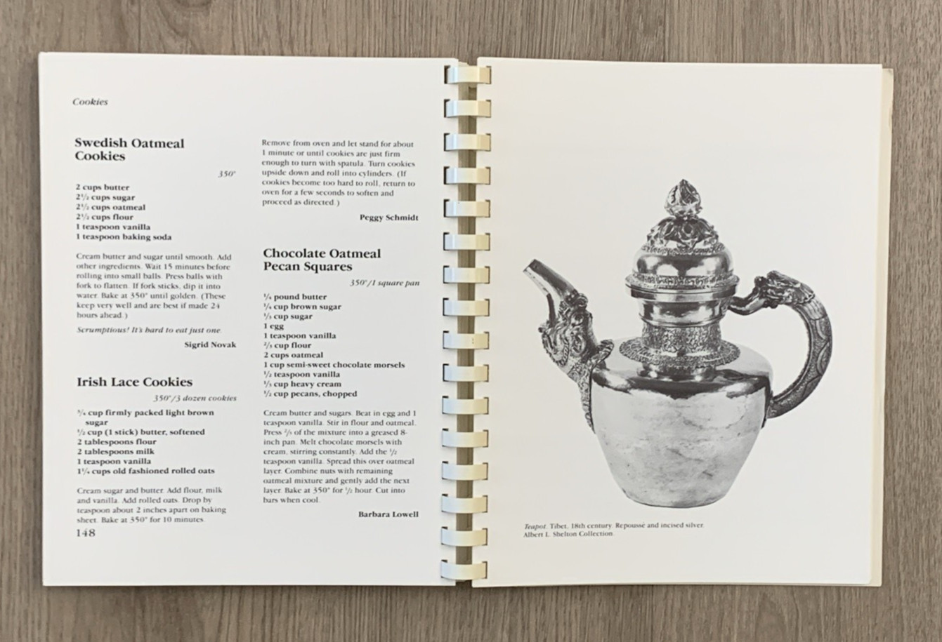1983 The Newark Museum Cookbook New Jersey Spiral Bound 174 Pages Soft Cover