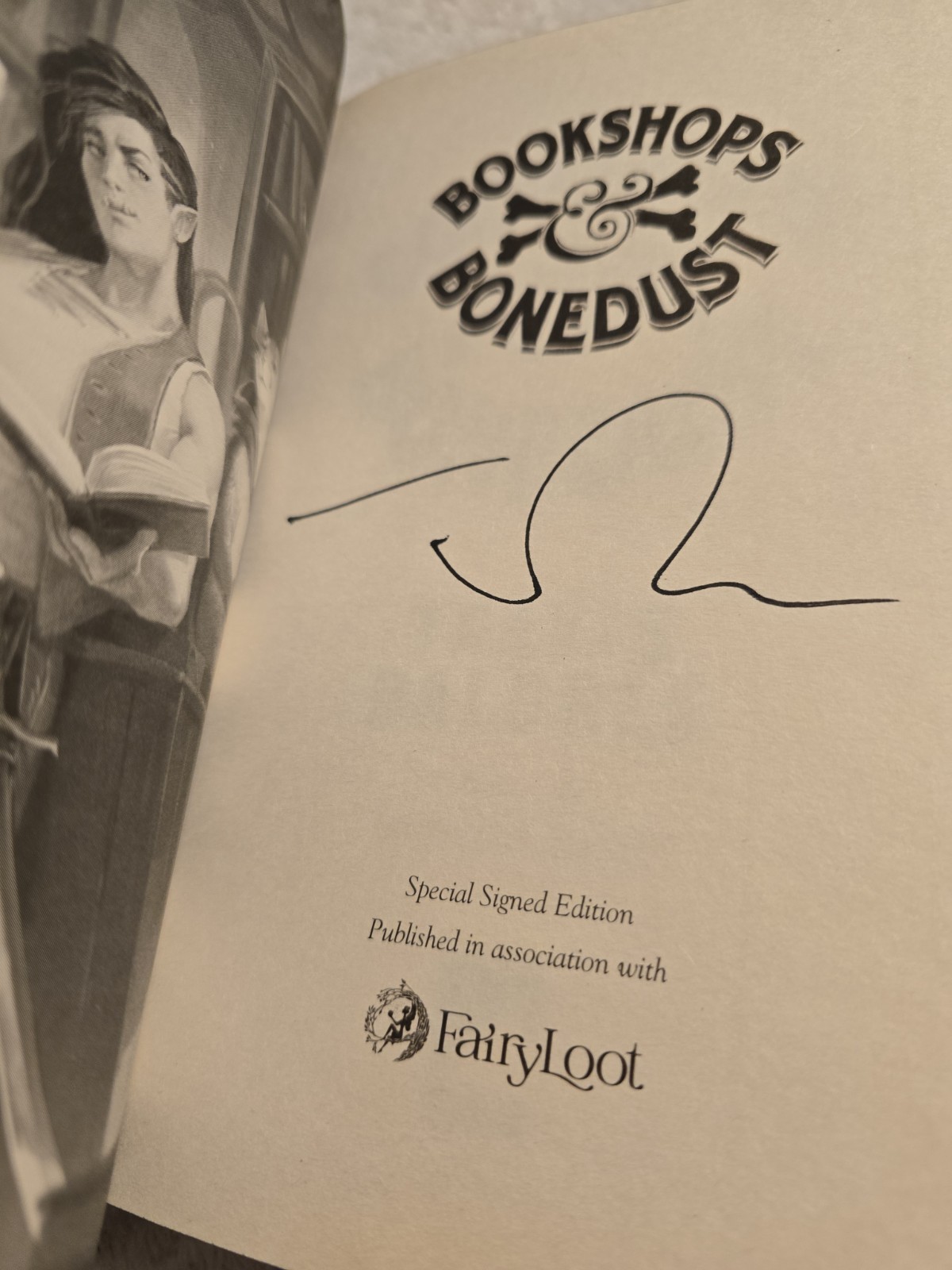 Fairyloot Legends & Lattes Bookshops & Bonedust Travis Baldree Signed