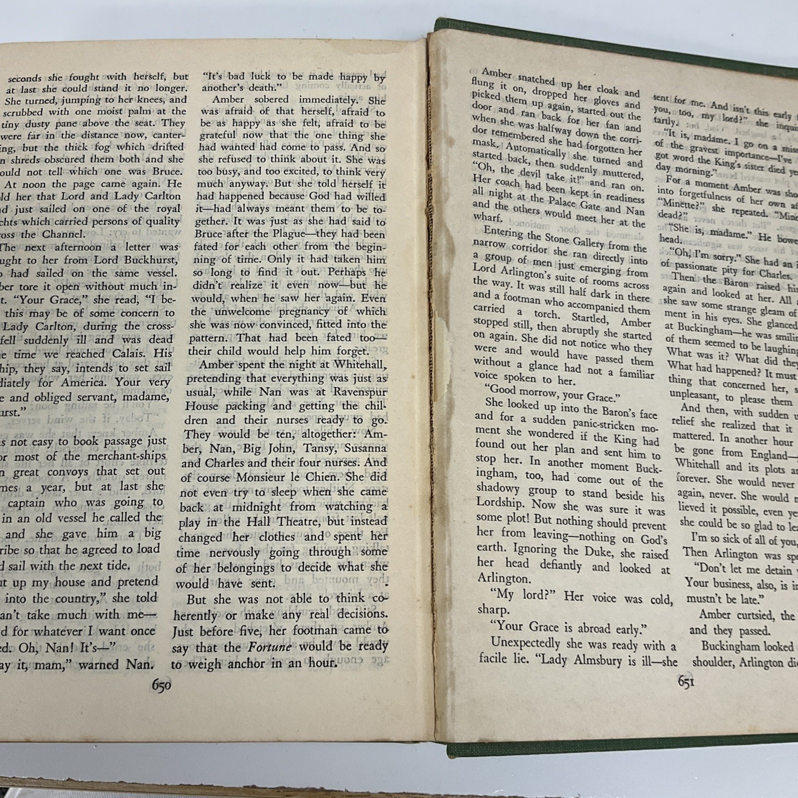 Forever Amber by Kathleen Winsor (1945, Hard Cover, The Macmillan Company)