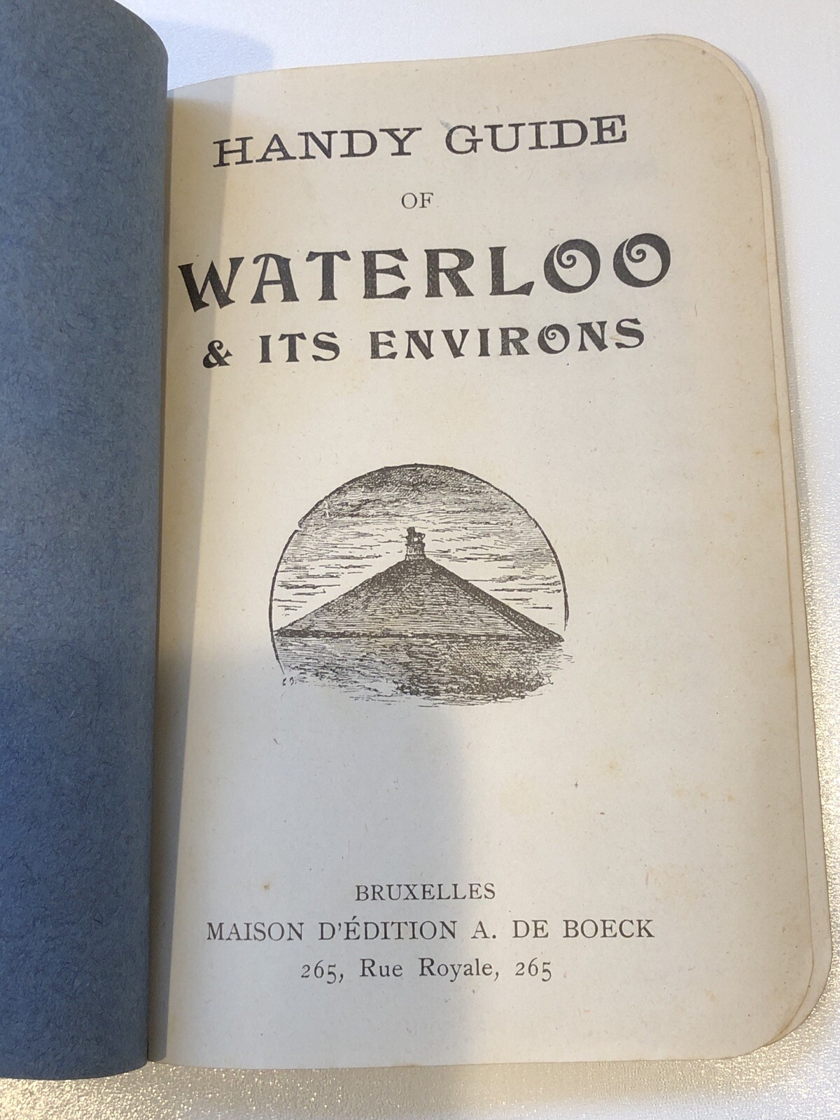 Waterloo & Its Environ Handy Guide 1910’s Illustrated Paperback 60 pages Pre-WWI