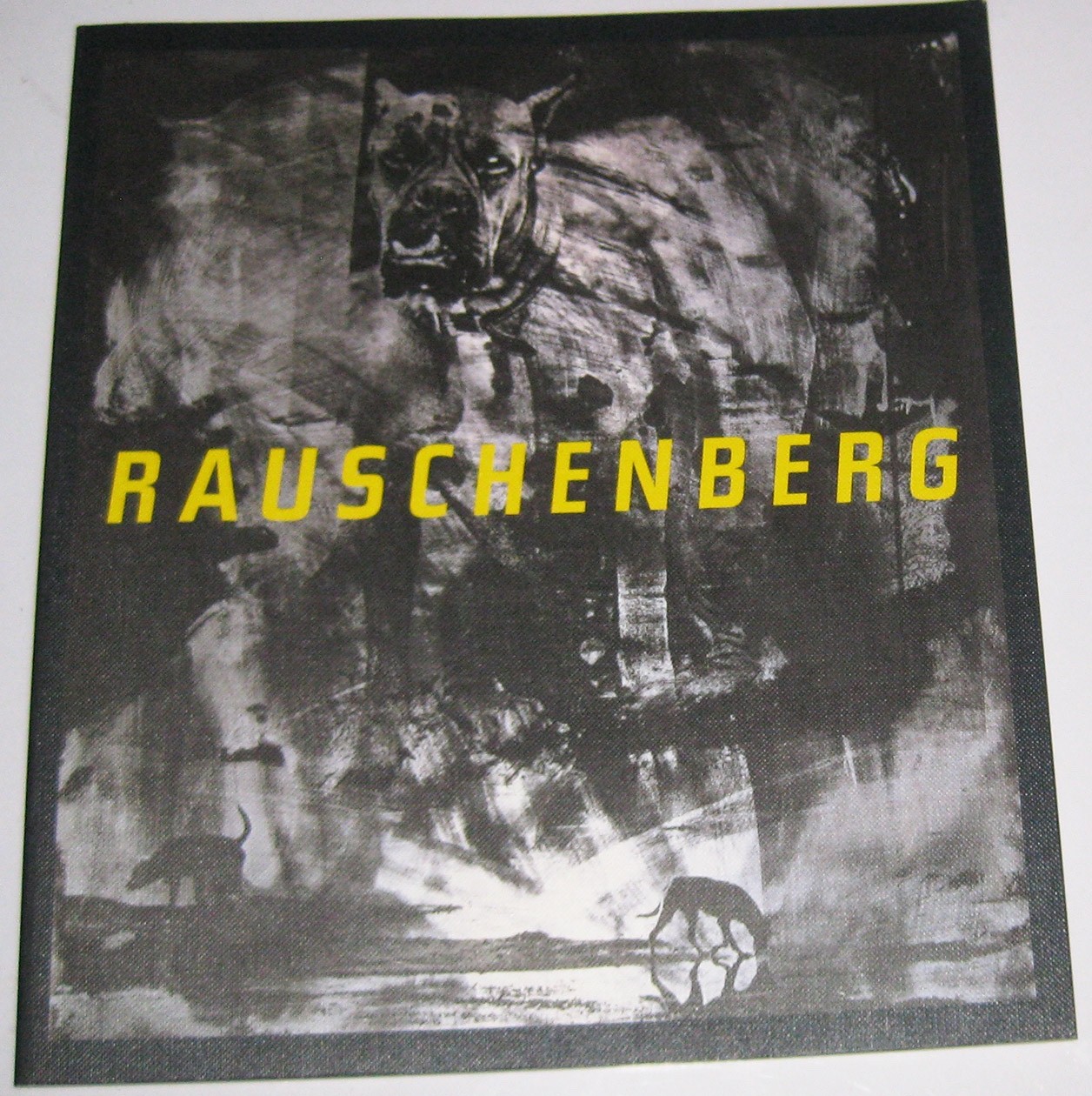 Rauschenberg Night Shades and Urban Bourbons exhibition catalog 9 in X 10.25 in.